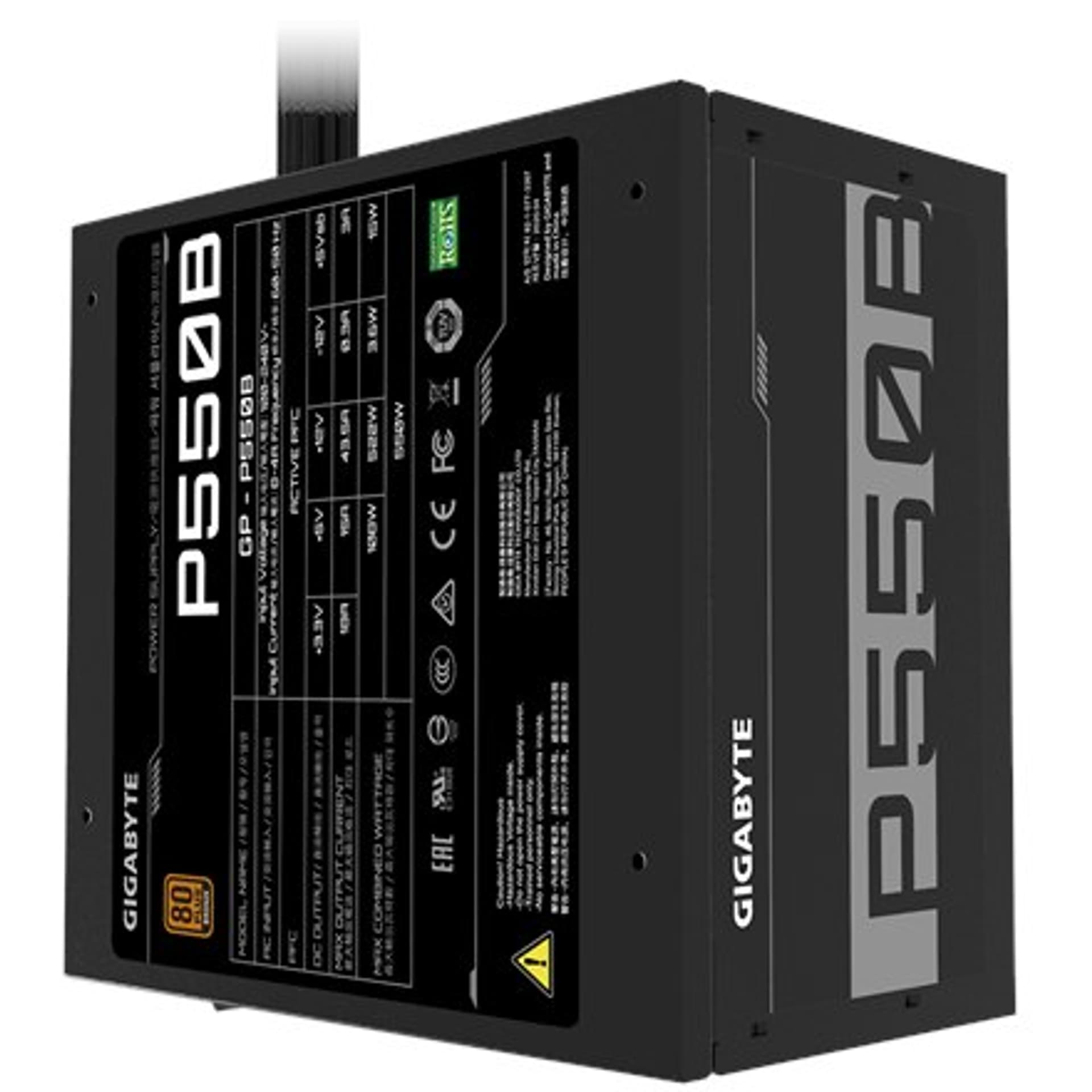 

Gigabyte GP-P550B 550 W, 80 PLUS Bronze certified