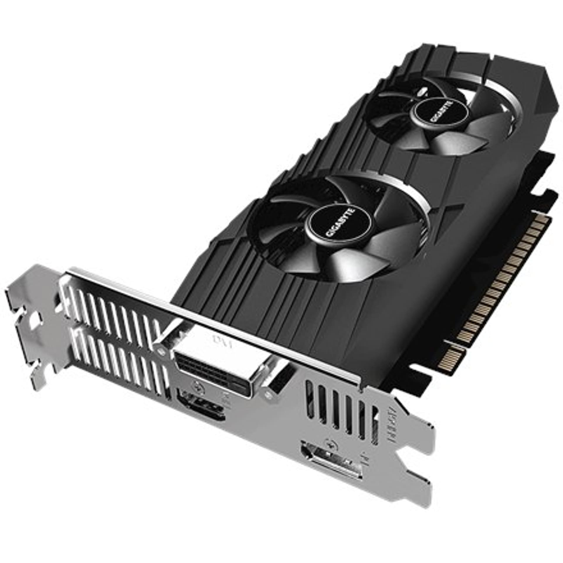 

Gigabyte GV-N1650OC-4GL NVIDIA, 4 GB, GeForce RTX 1650, GDDR5, PCI-E 3.0 x 16, Processor frequency 1695 MHz, DVI-D ports quantit