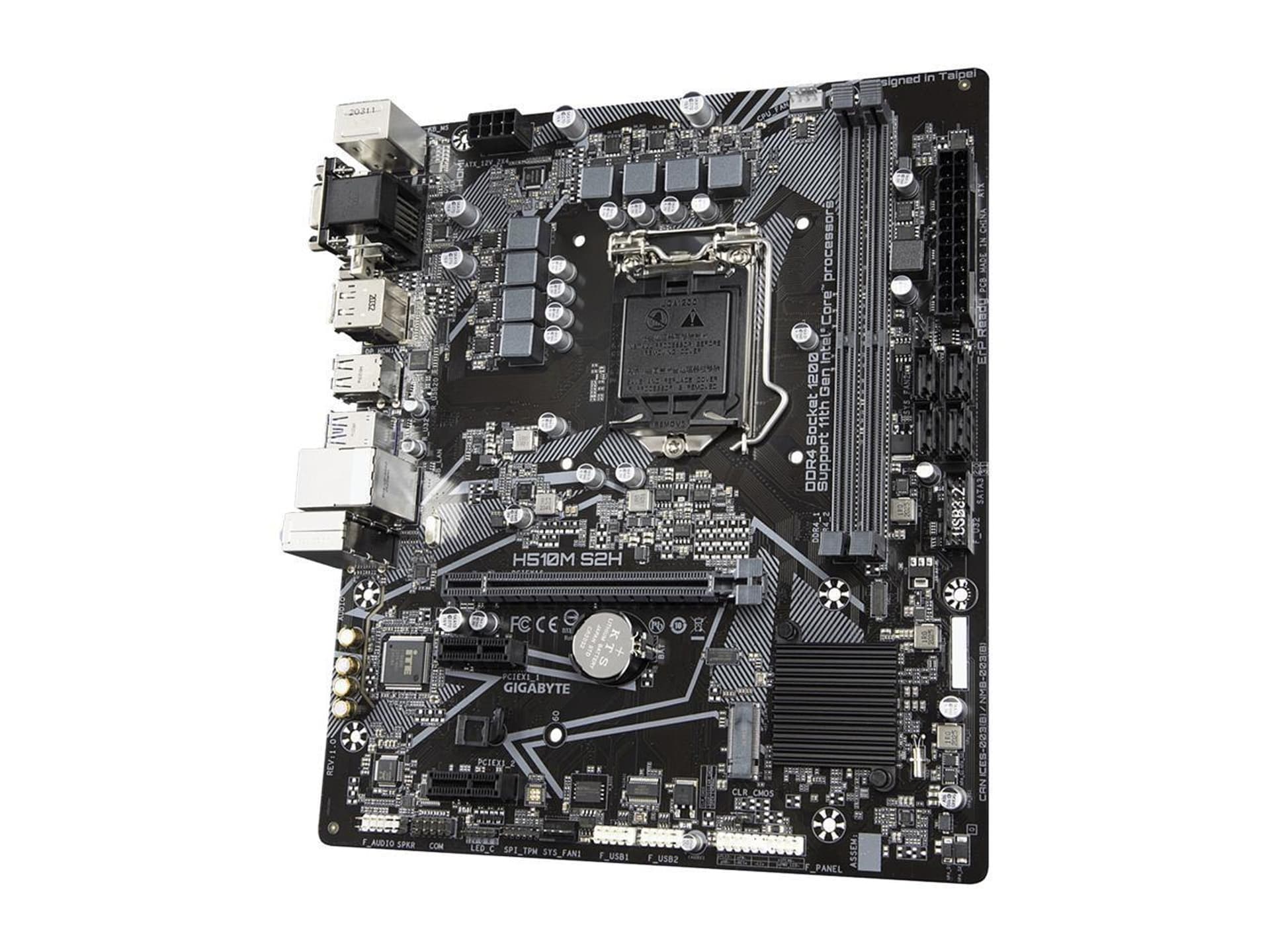 

Gigabyte H510M S2H V2 1.0 M/B Processor family Intel, Processor socket LGA1200, DDR4 DIMM, Memory slots 2, Supported hard disk d