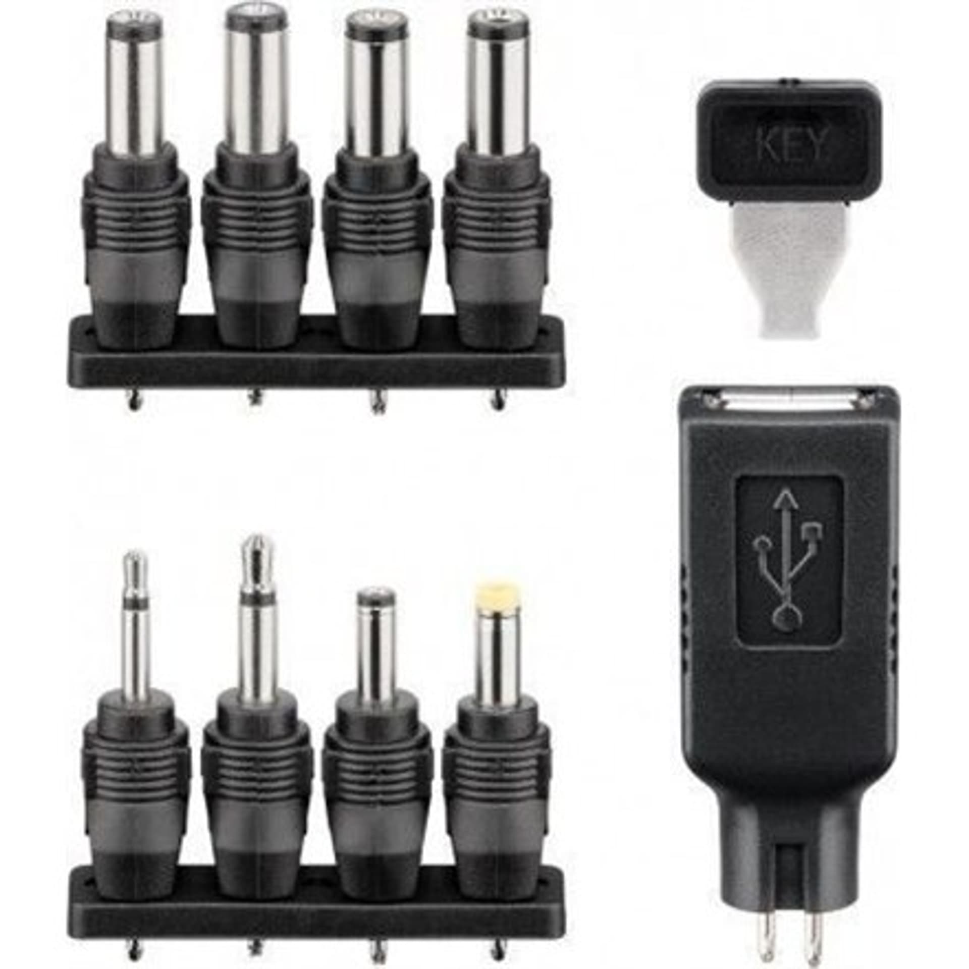 

Zasilacz uniwersalny 100-240V 3-12V 1,5A /9 końcówek/ 53997