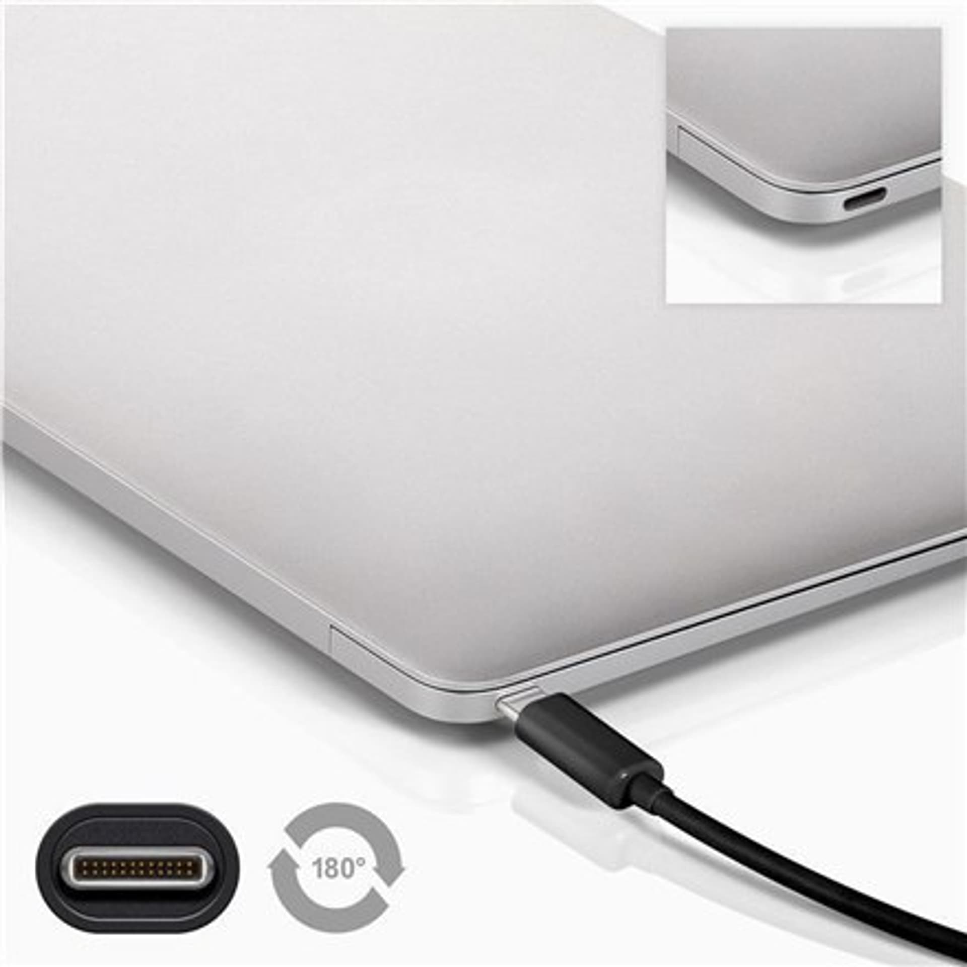 

Goobay 71221 Kabel USB-C do USB A 3.0, czarny, 2m