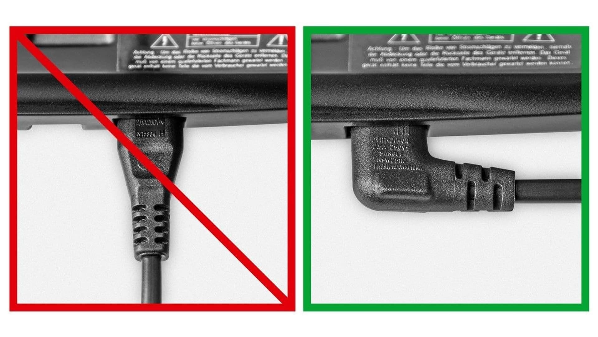 

Goobay 97350 Euro connection cord, both ends angled 2 m