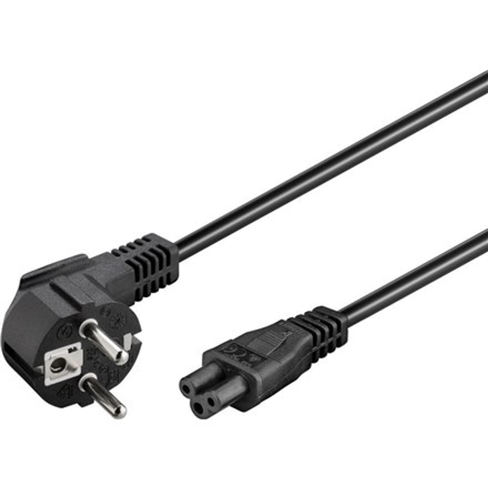 

Przewód zasilający Schuko (type F, CEE 7/7)- C5 1.8m czarny 68004, Type f/cee 7/7)- c5 1.8m czarny 6800