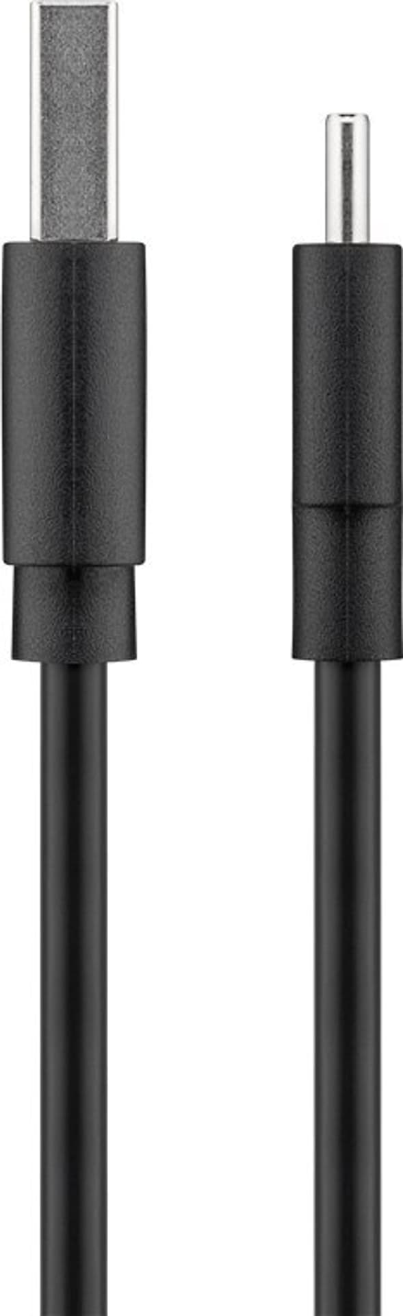 

Goobay USB-C charging and sync cable (., Black, Blac