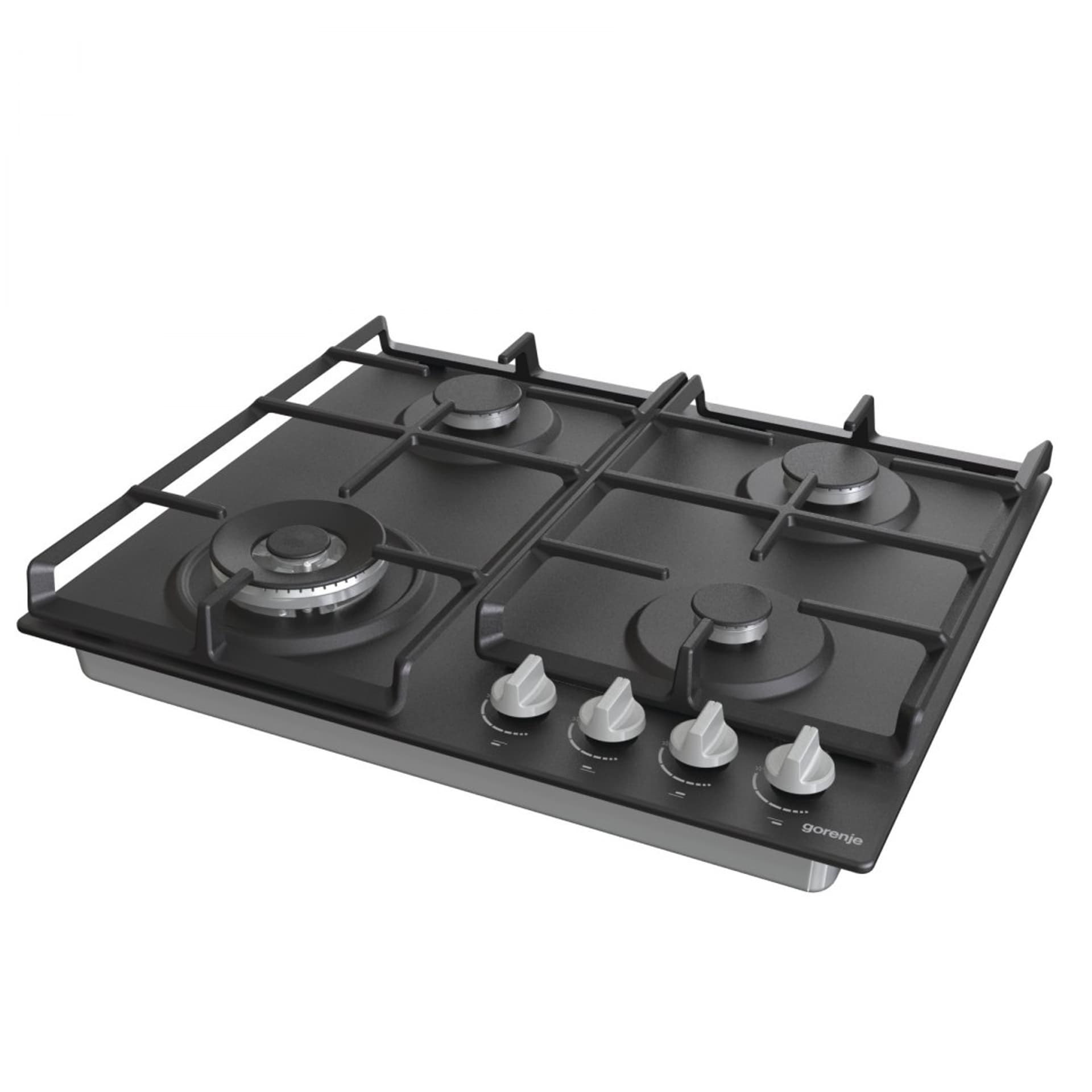 

Gorenje Hob GW641EXB Gas, Number of burners/cooking zones 4, Mechanical, Black