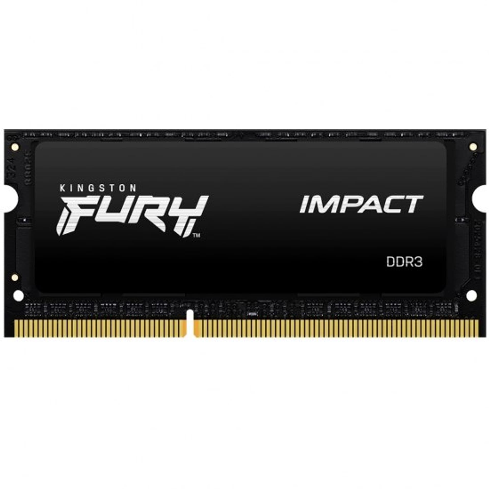 

Kingston Fury Impact 4 GB, DDR3L, 1600 MHz, Notebook, Registered No, ECC No