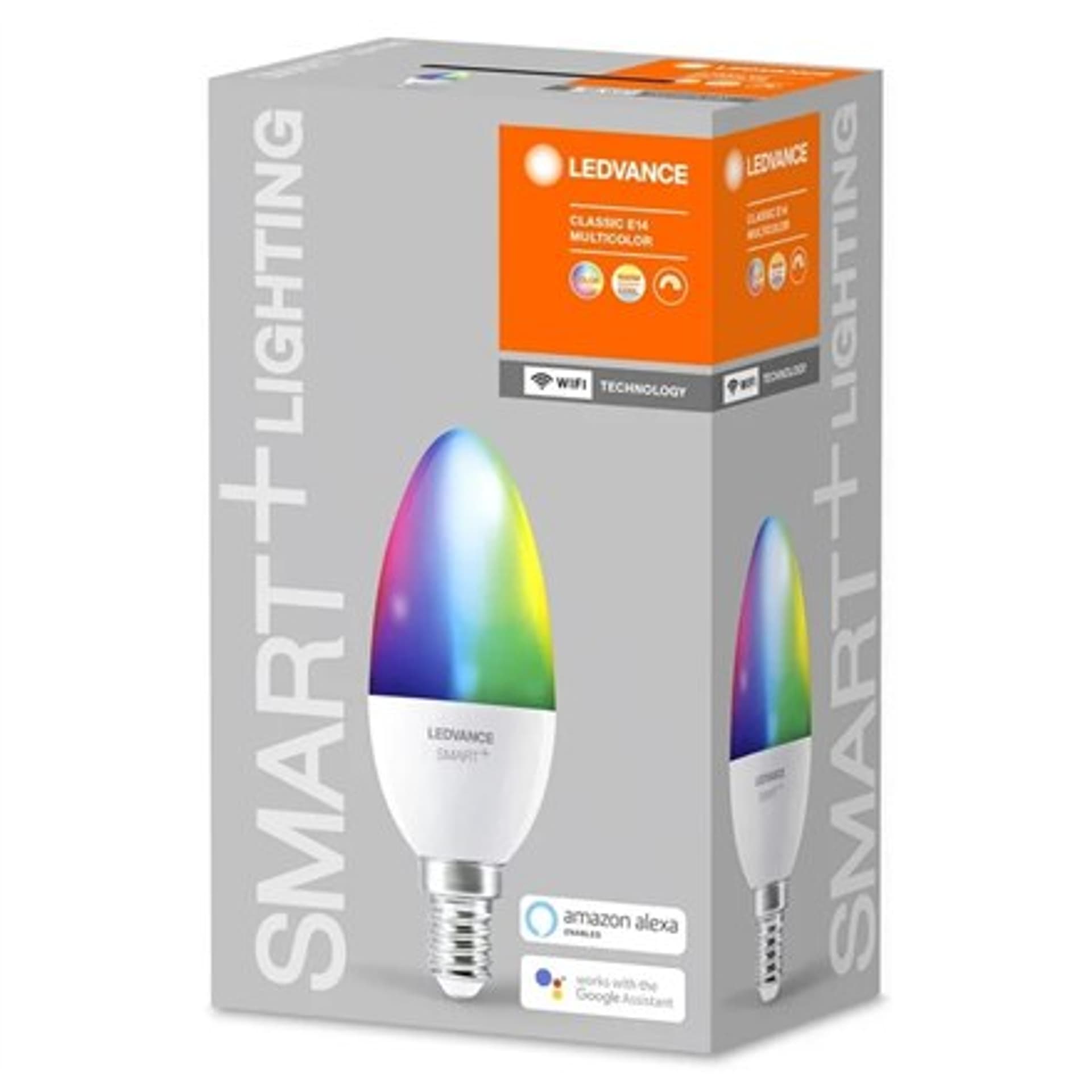 

Ledvance SMART+ WiFi Classic Candle RGBW Multicolour 40 5W 2700-6500K E14