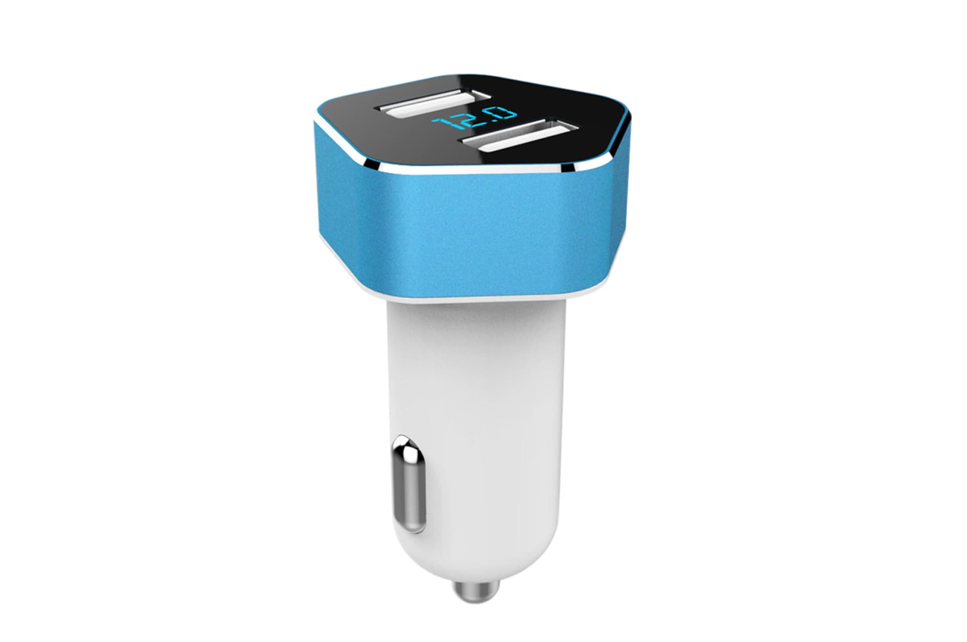 

Ładowarka samochodowa z woltomierzem 2xusb pch pro-05