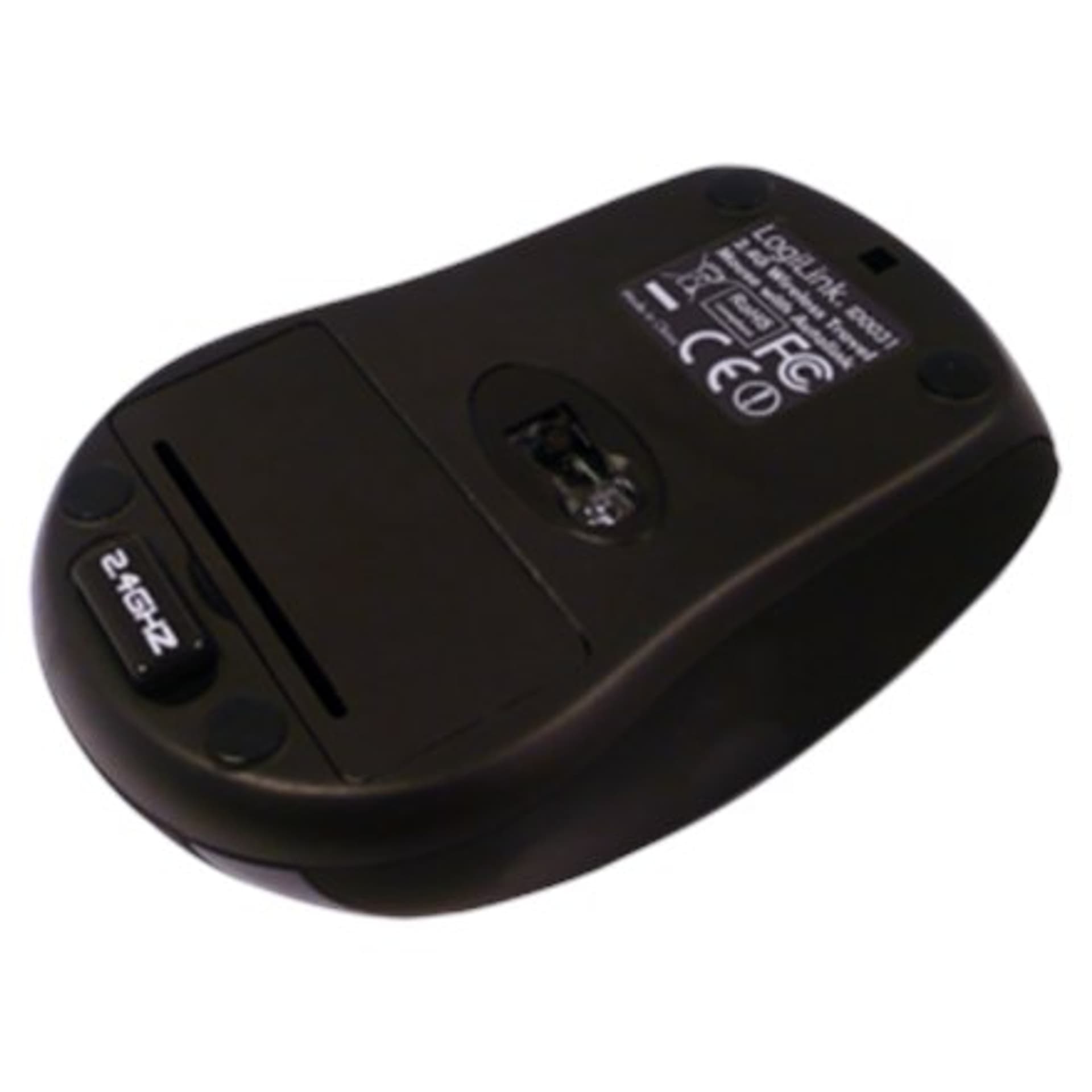 

Logilink Maus optisch Funk 2.4 GHz wireless, Black, 2.4GH wireless mini mouse with autolink