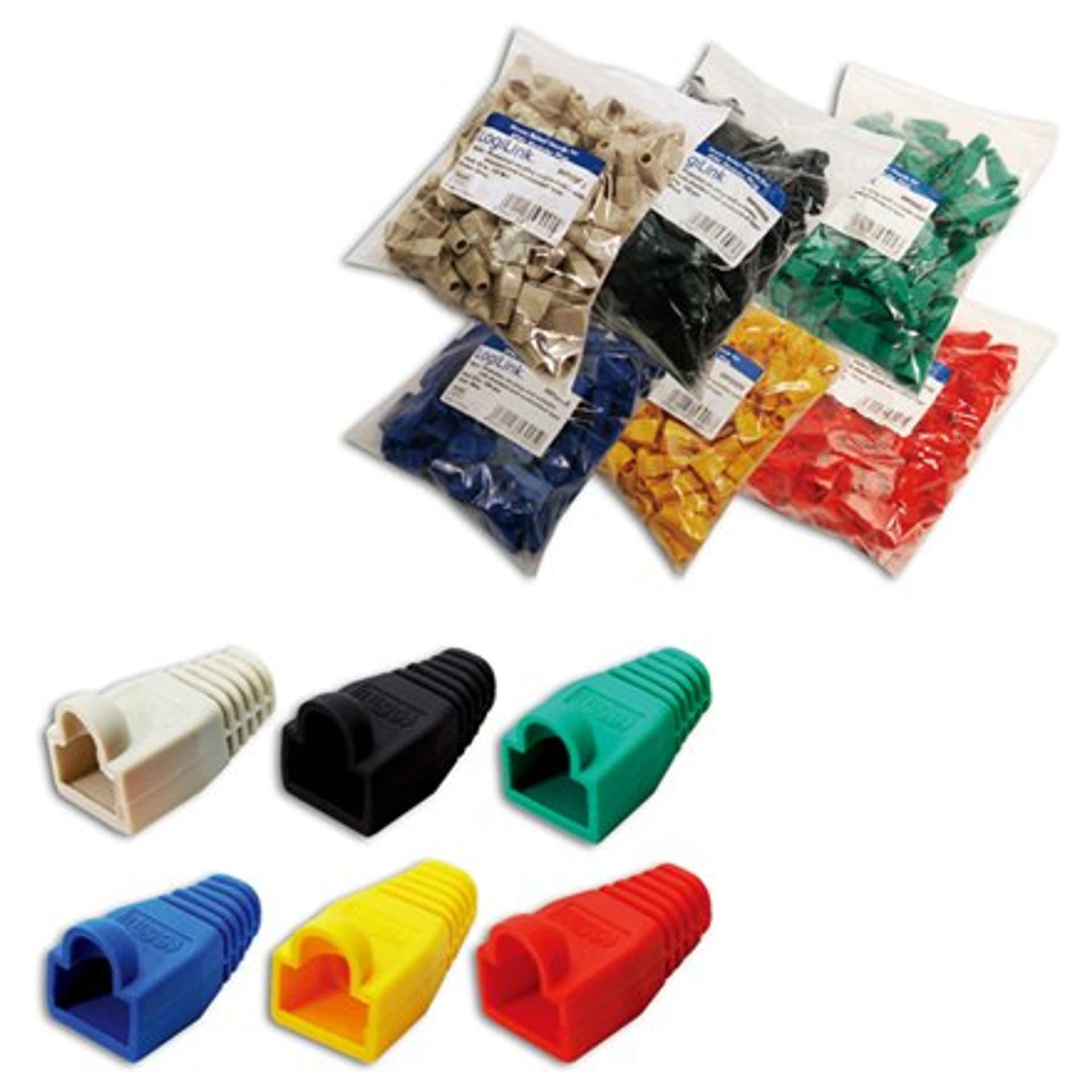

Logilink MP0005 Keystone jack GREY RJ45 SR-V11 (100pc.), Grey, 100pc.)/gre