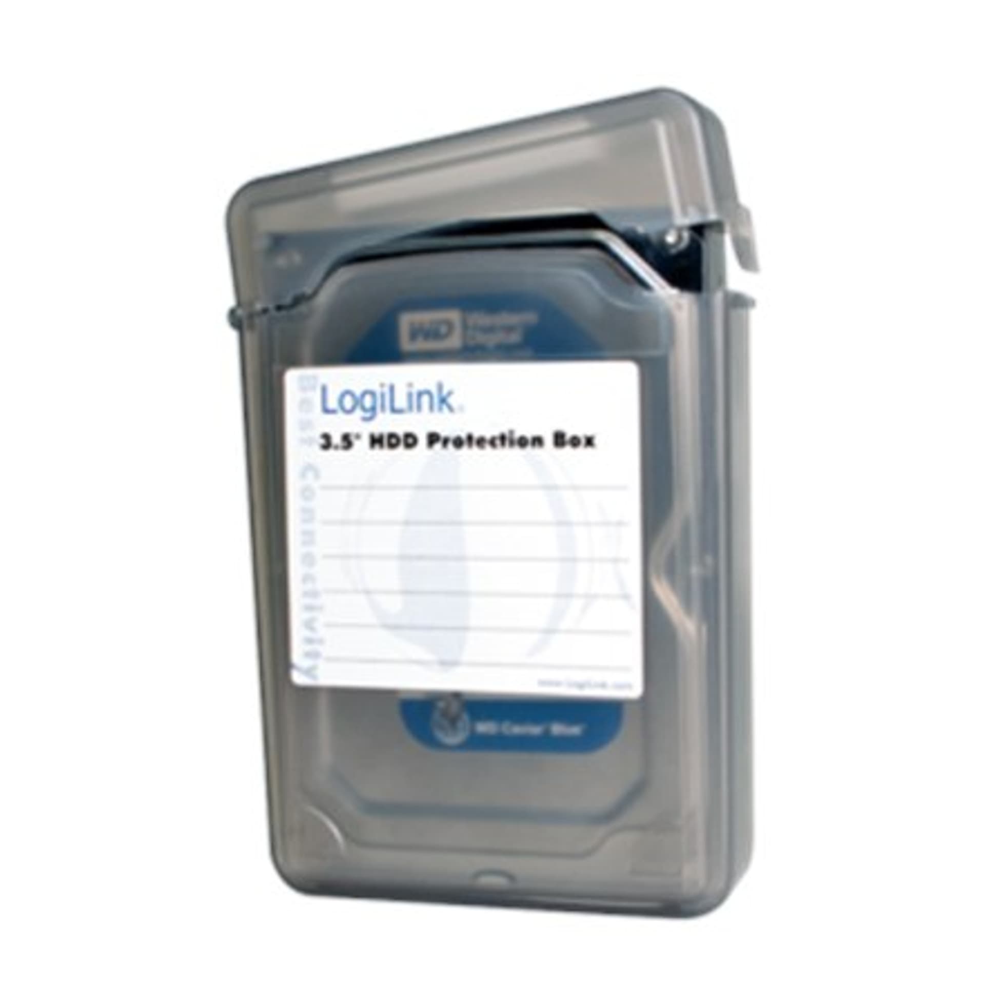 

LOGILINK UA0133B , 3,5" HDD protection box for 1 HDD, black Logilink LogiLink UA0133B Protection Box for 3.5 Inch Hard Disk Driv