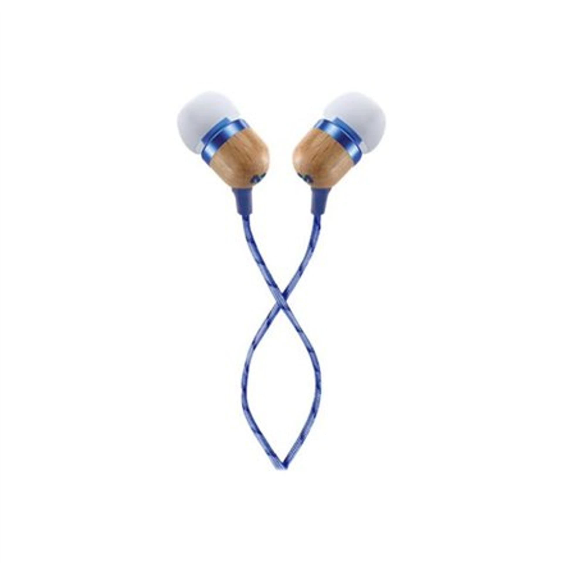 

Marley Smile Jamaica Earbuds, In-Ear, Wired, Microphone, Denim