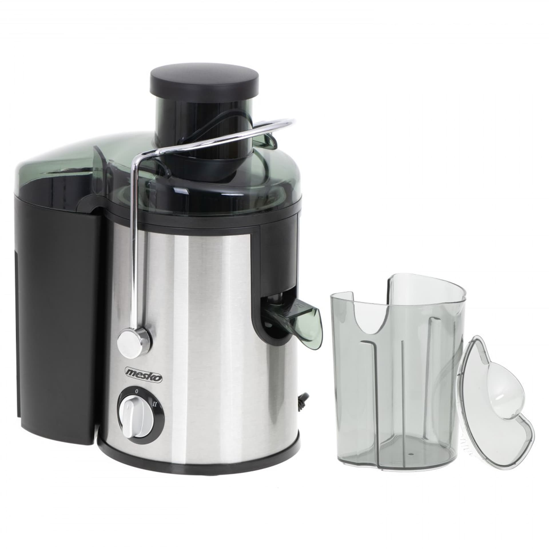 

Mesko Juicer MS 4126b Stainless steel, 600 W, Number of speeds 3