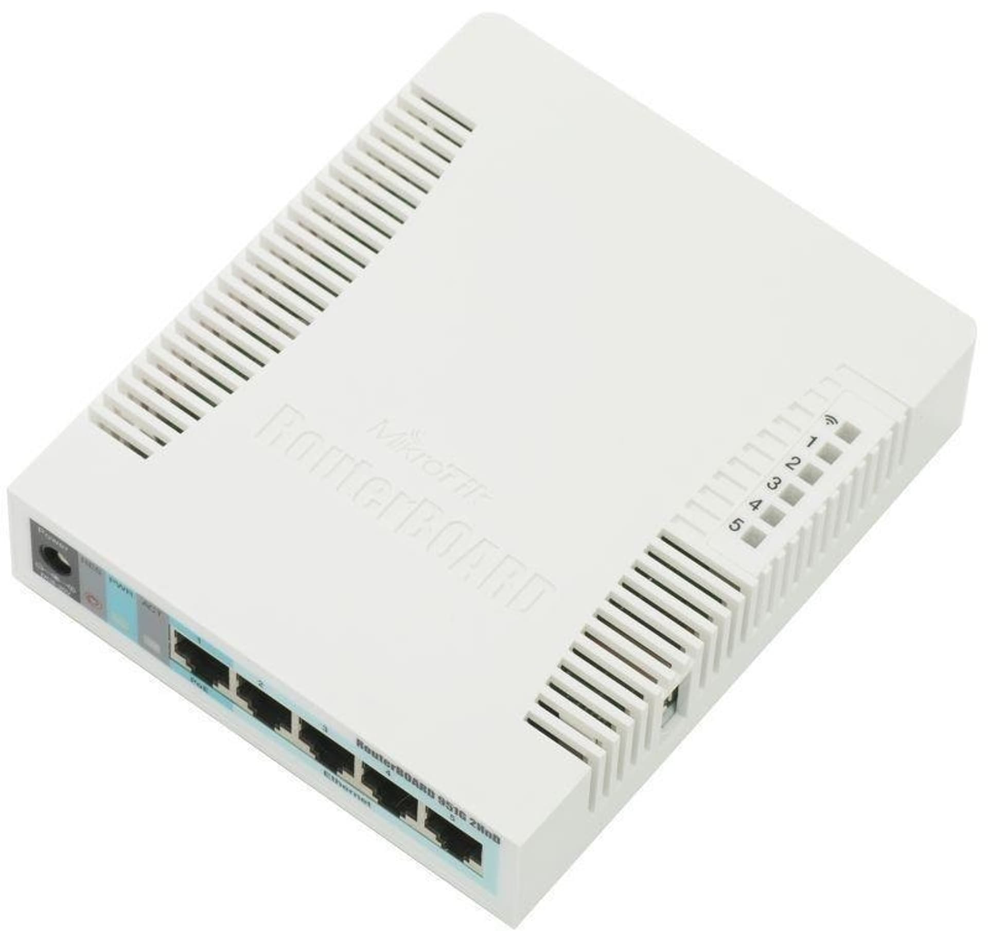 

MikroTik Access Point RB951G-2HND 802.11n, 867 Mbit/s, 10/100/1000 Mbit/s, porty Ethernet LAN (RJ-45) 5, MU-MiMO Tak, typ anteny, Rj-45) 5/mu-mimo tak/typ anten