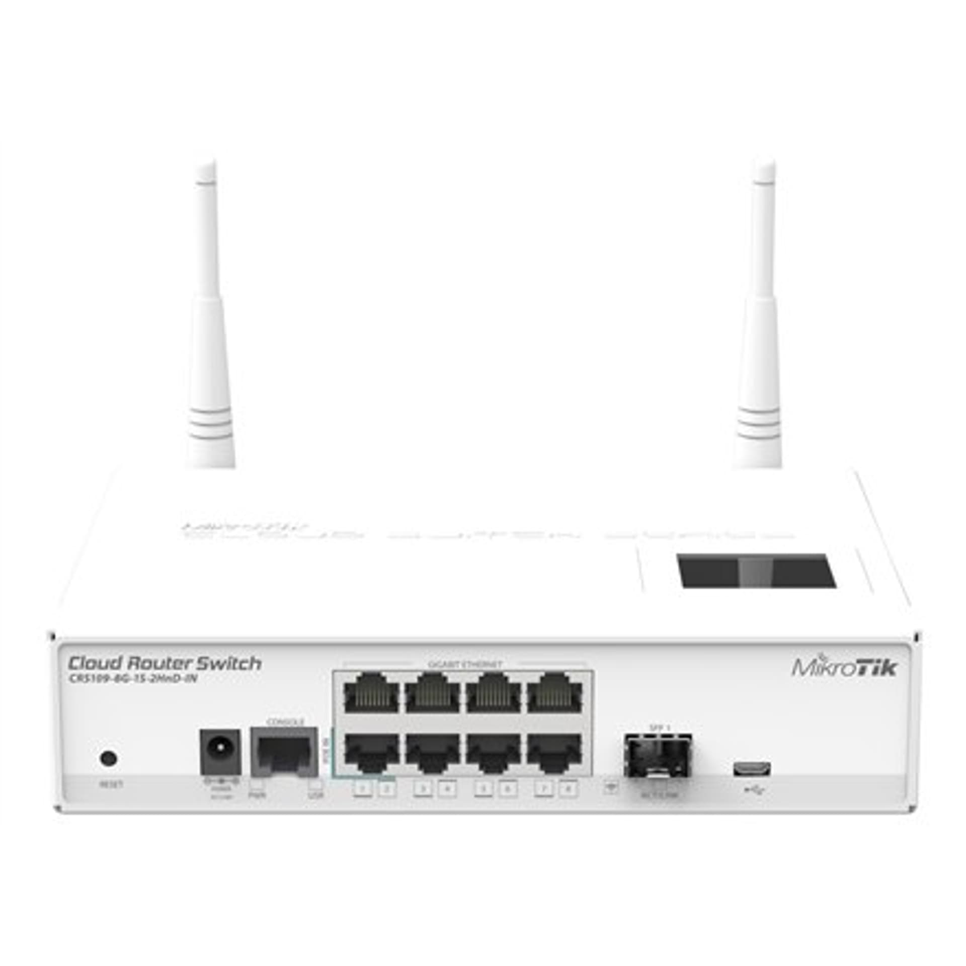 

MikroTik Cloud Router Switch CRS109-8G-1S-2HnD-IN Zarządzany L3, Desktop, 1 Gbps (RJ-45) ilość portów 8, SFP ilość 1, Poziom lic, Rj-45) ilość portów 8/sfp ilość 1/poziom li