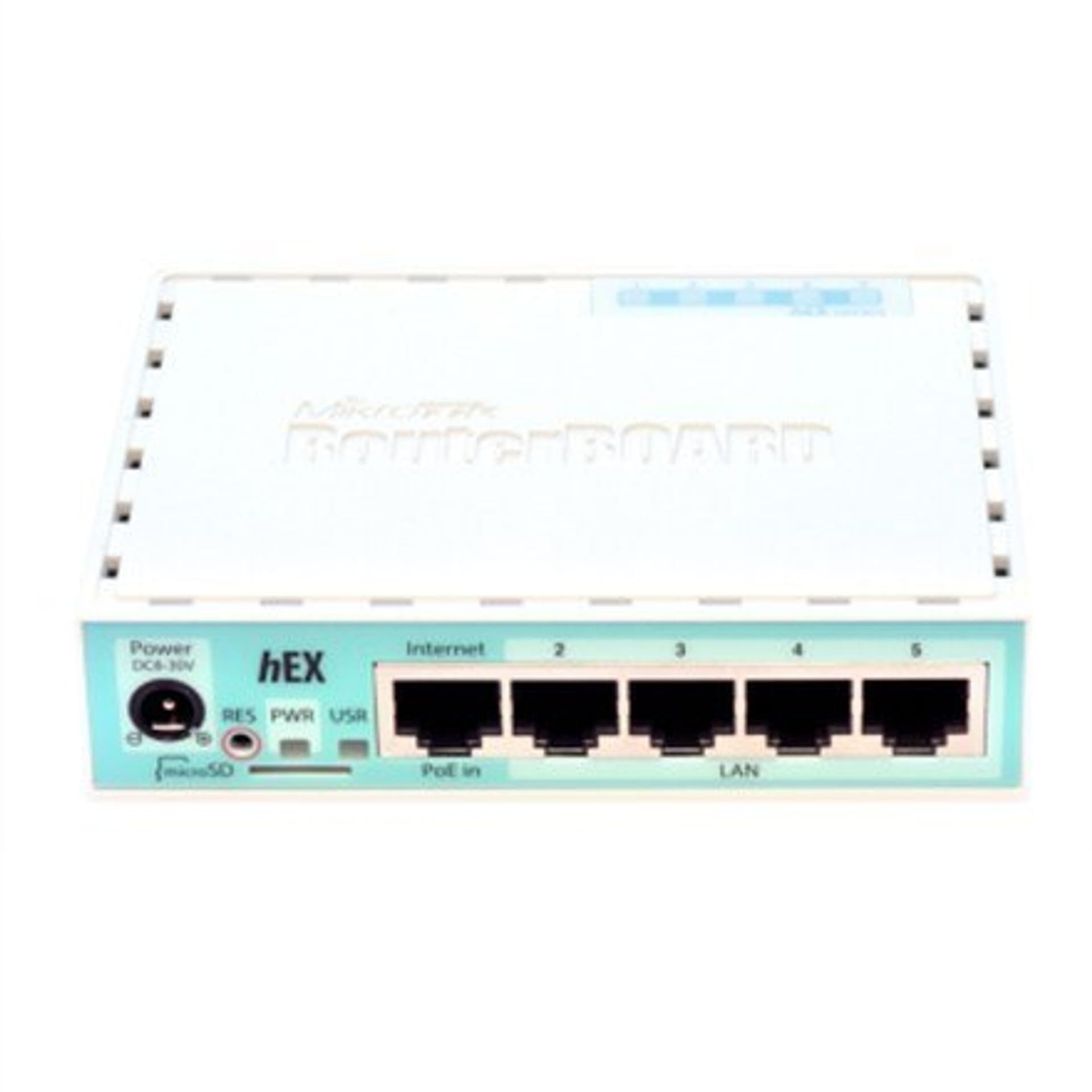 

Mikrotik Wired Ethernet Router (No Wifi) RB750Gr3, hEX, Dual Core 880MHz CPU, 256MB RAM, 16 MB (MicroSD), 5xGigabit LAN, USB, Mo, Microsd)/5xgigabit lan/usb/m