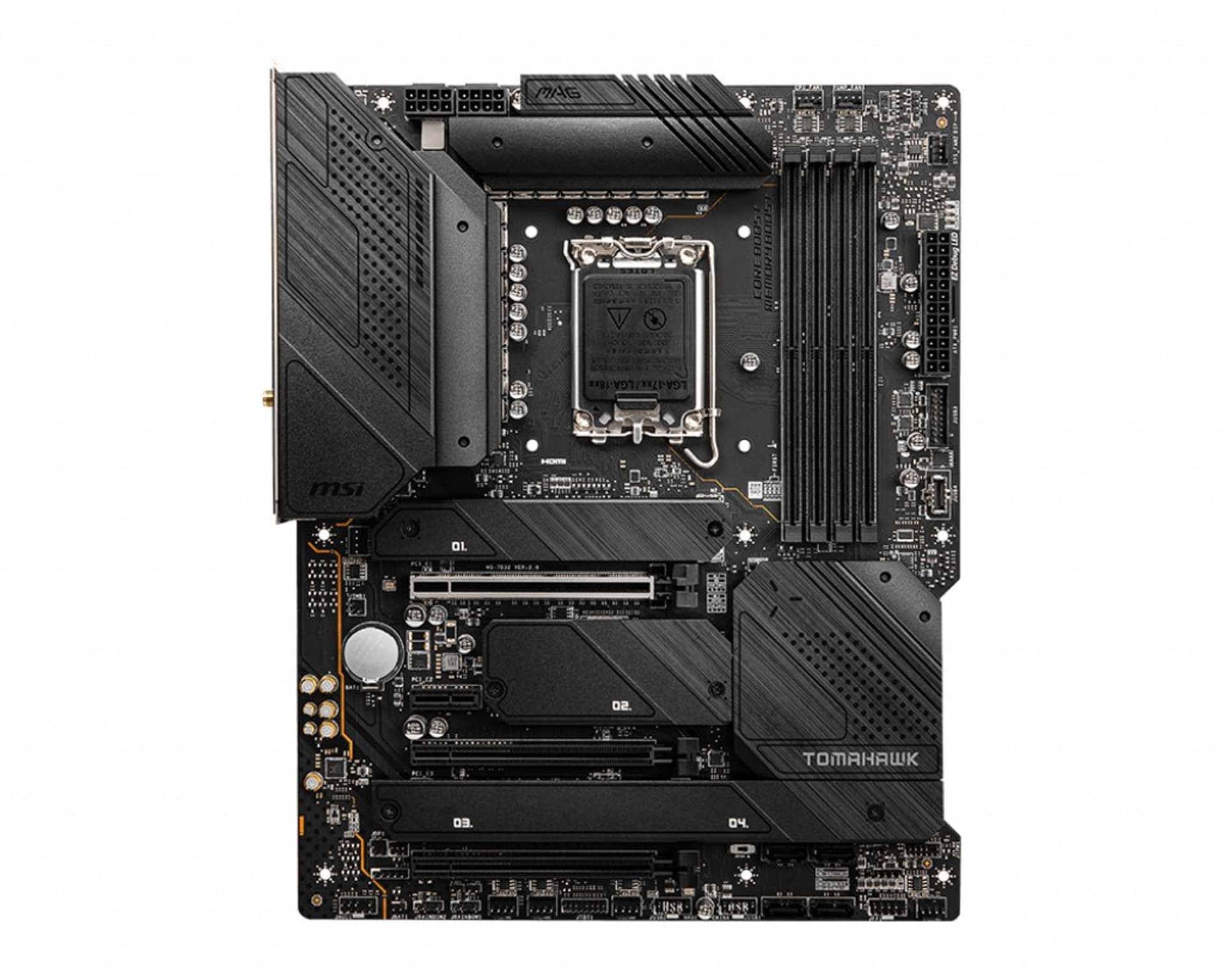 

MSI MAG Z690 TOMAHAWK WIFI Processor family Intel, Processor socket LGA 1700, DDR5, Memory slots 4, Chipset Intel Z690, ATX