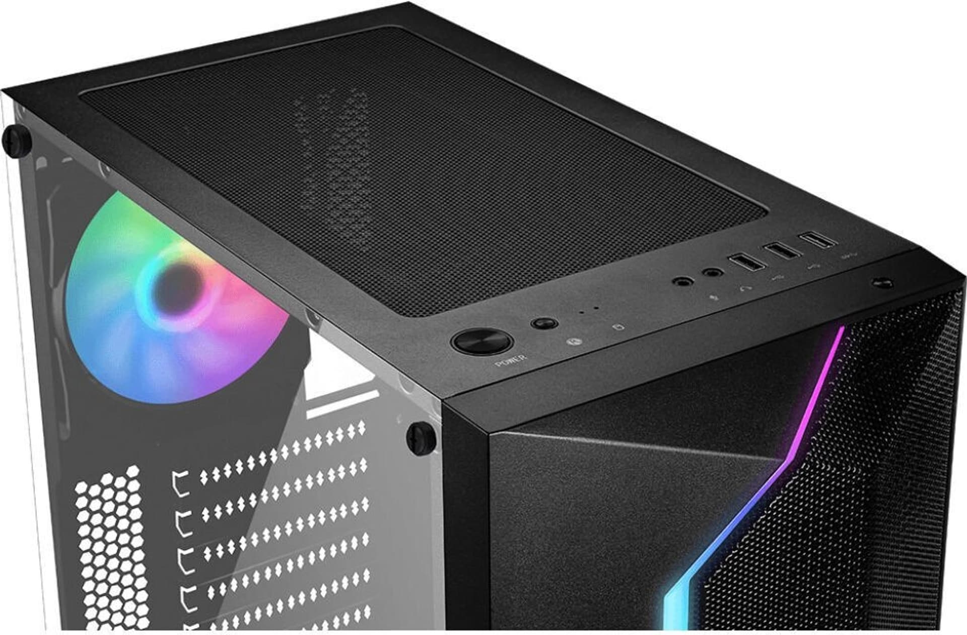 

MSI PC Case MAG VAMPIRIC 100R Side window, Black, ATX, Micro-ATX, Mini-ITX, Power supply included No