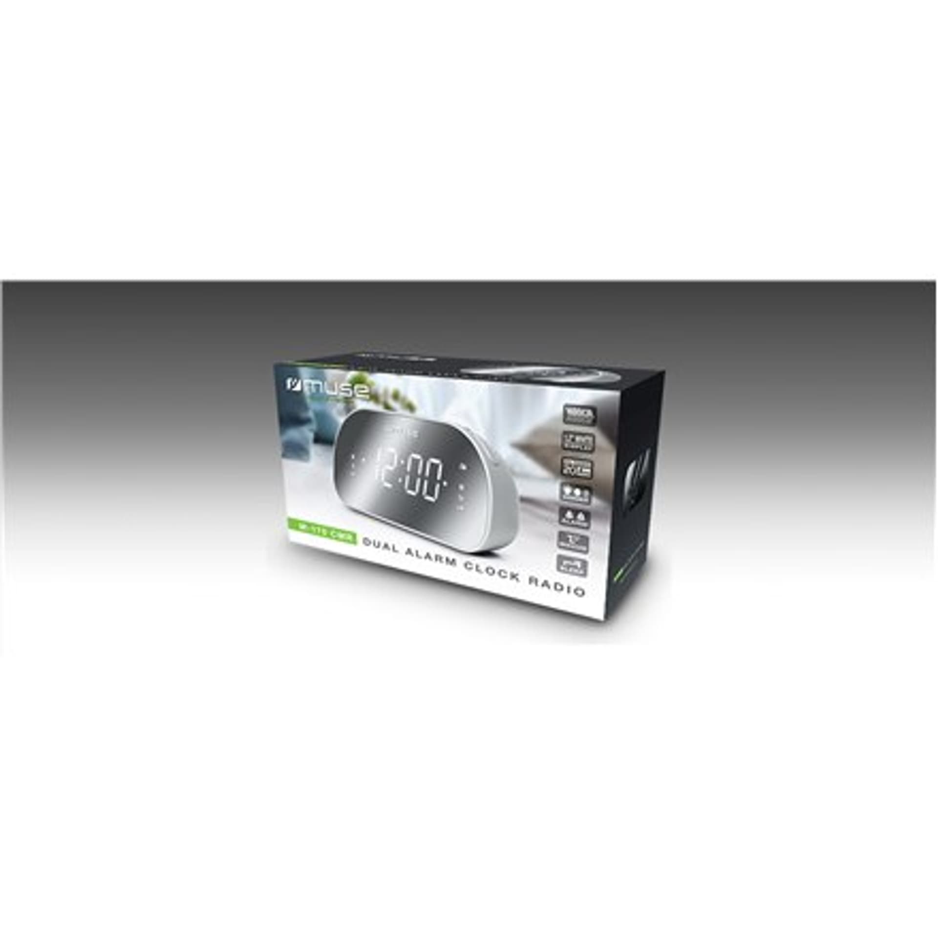 

Radioodbiornik Muse Clock M-170CMR Funkcja alarmu