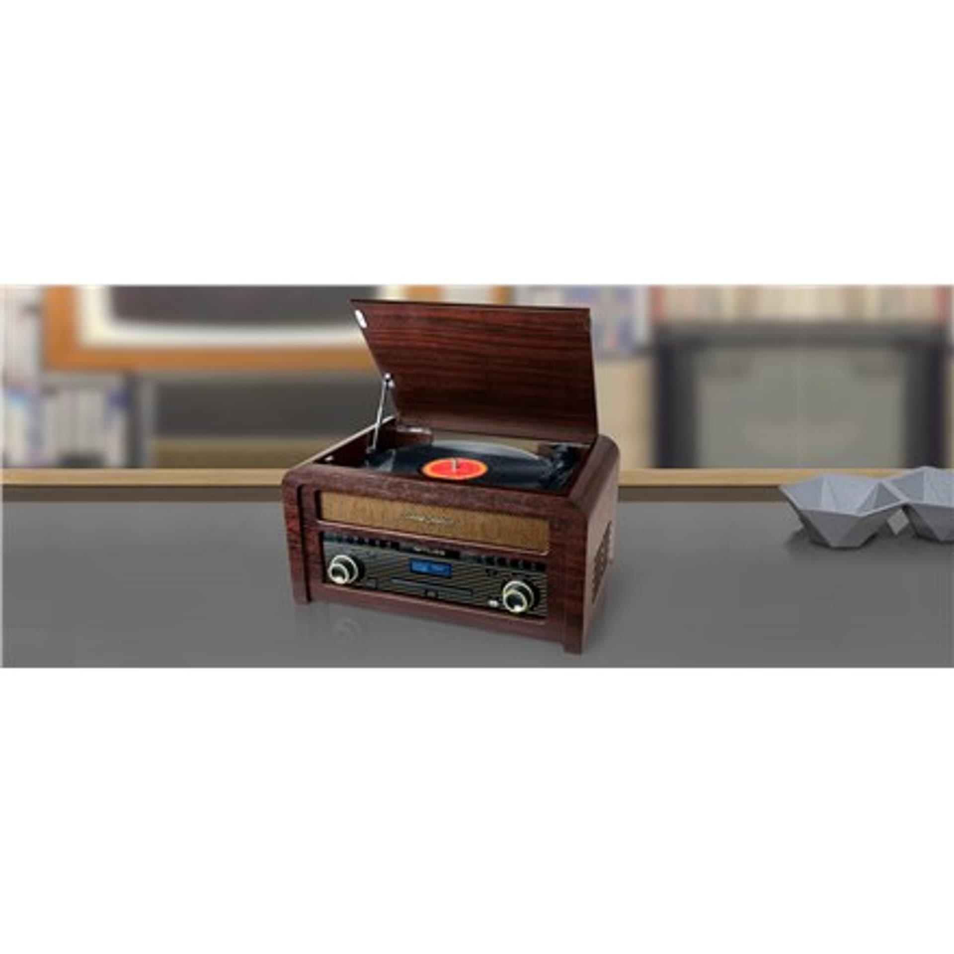 

Muse DAB/DAB+ Turntable Micro System MT-115 DAB 3 speeds, USB port, AUX in