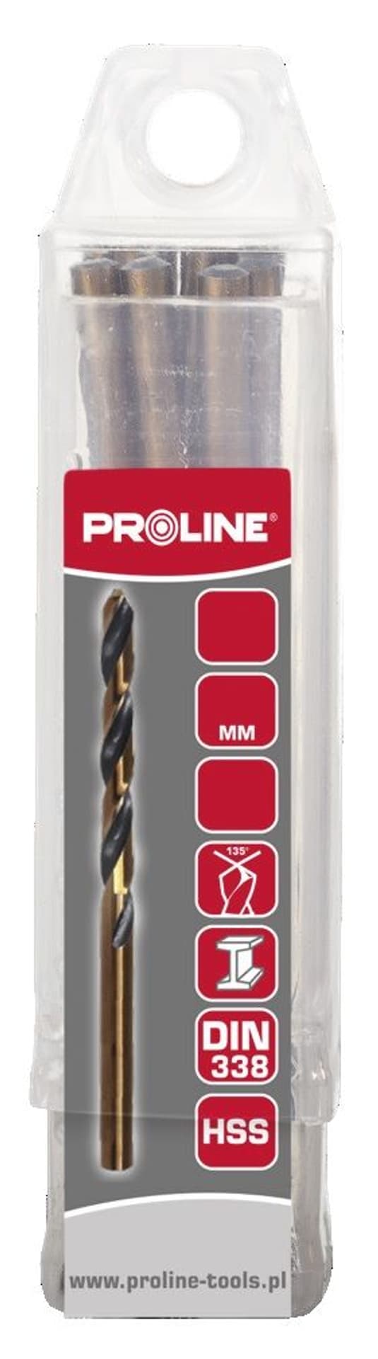 

Wiertło do metalu hss din338 szlif.kr. 1.0mm szt.1 proline
