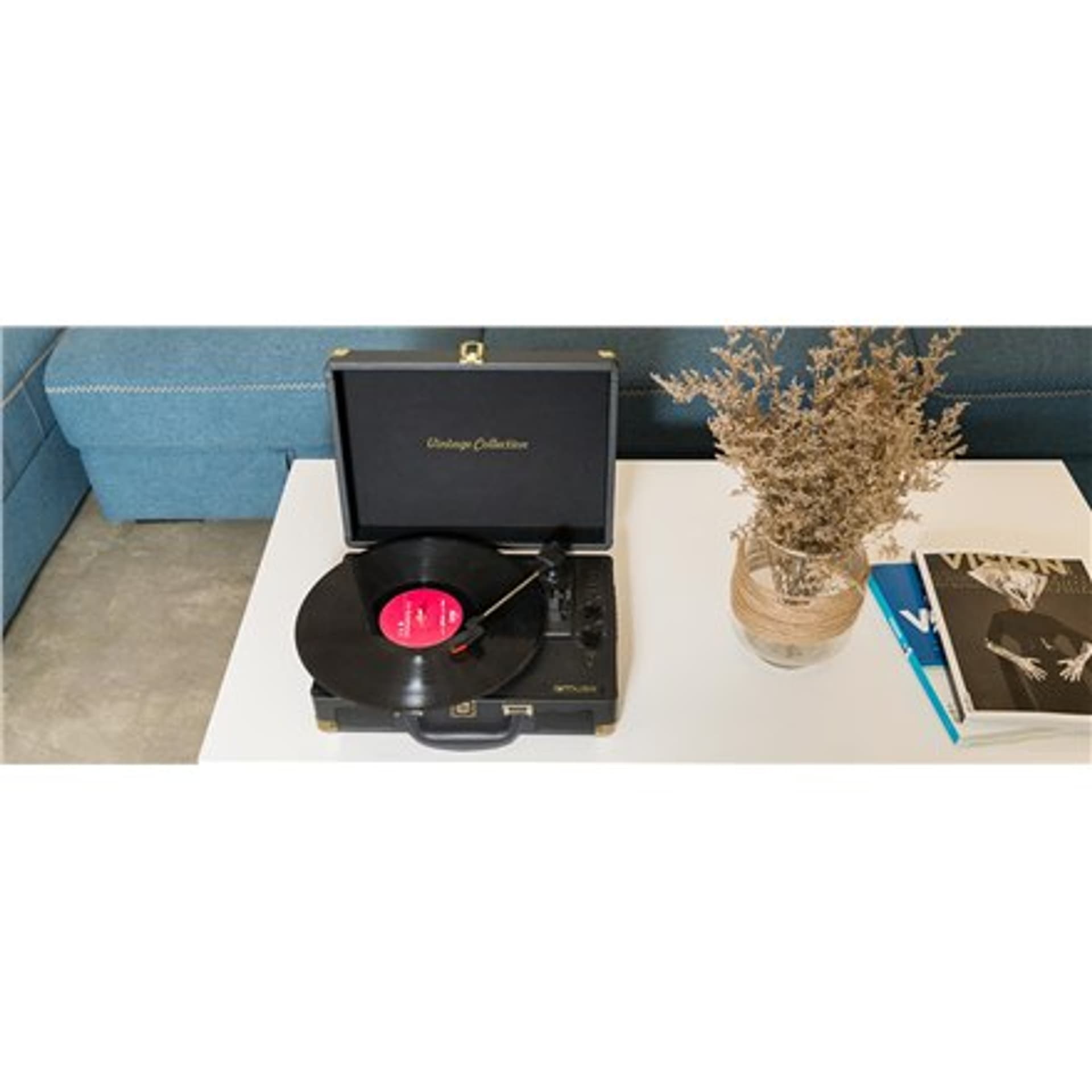

Muse Turntable Stereo System MT-103 GD 3 speeds, USB port, AUX in