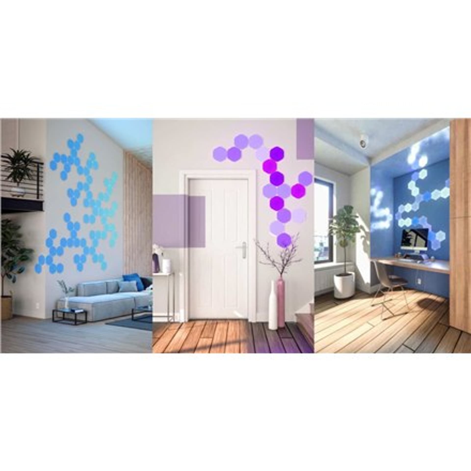 

Nanoleaf Shapes Hexagons Smarter Kit (9 paneli)