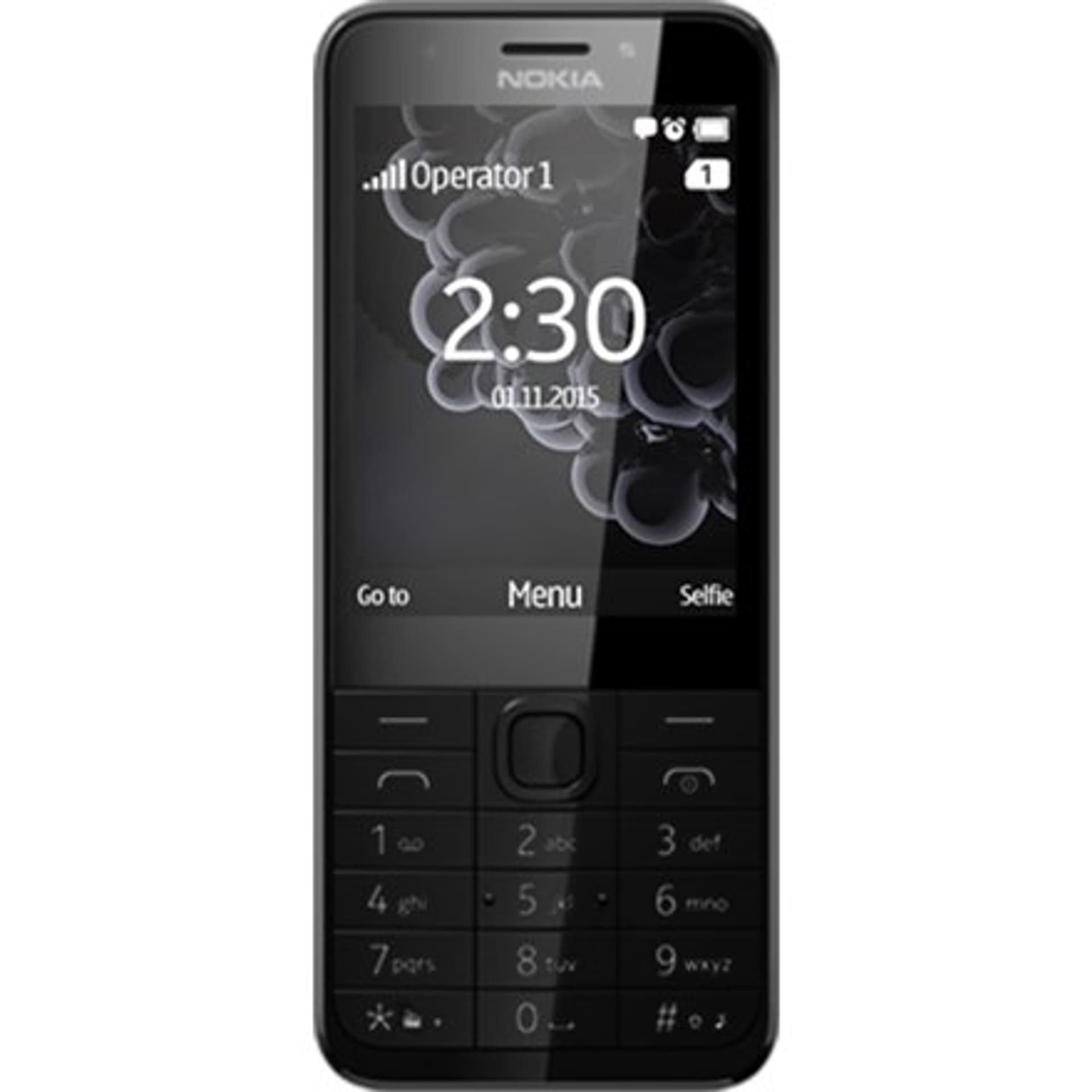 

Nokia 230 Dark Silver, 2,8 ", TFT, 240 x 320 pikseli, 16 MB, Dual SIM, Mini-SIM, Bluetooth, 3.0, USB w wersji microUSB 1.1, Wbud