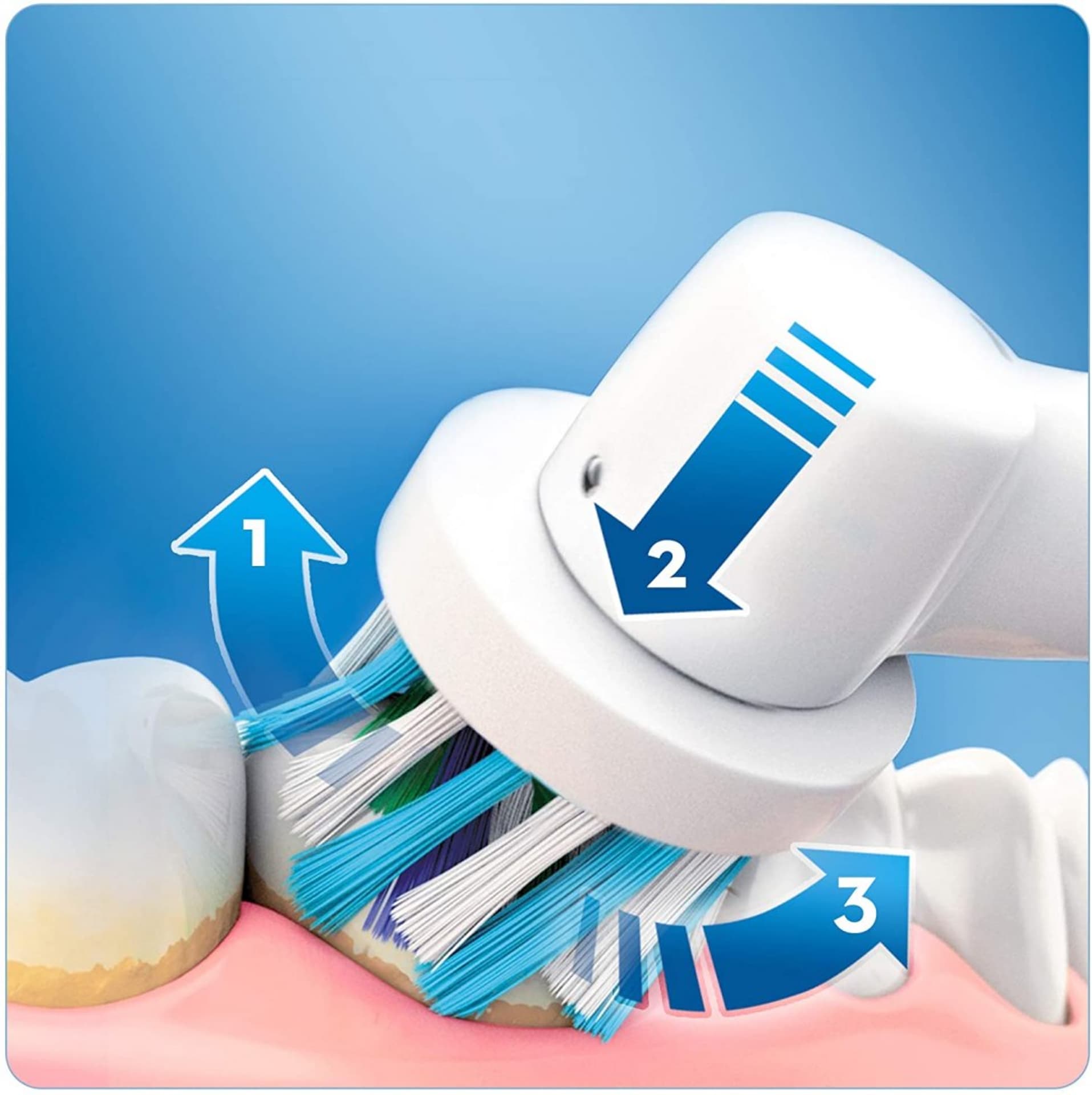 

Oral-B Electric Toothbrush PRO 750 Rechargeable, Dla dorosłych, Liczba główek szczoteczki w zestawie 1, Liczba trybów mycia zębó