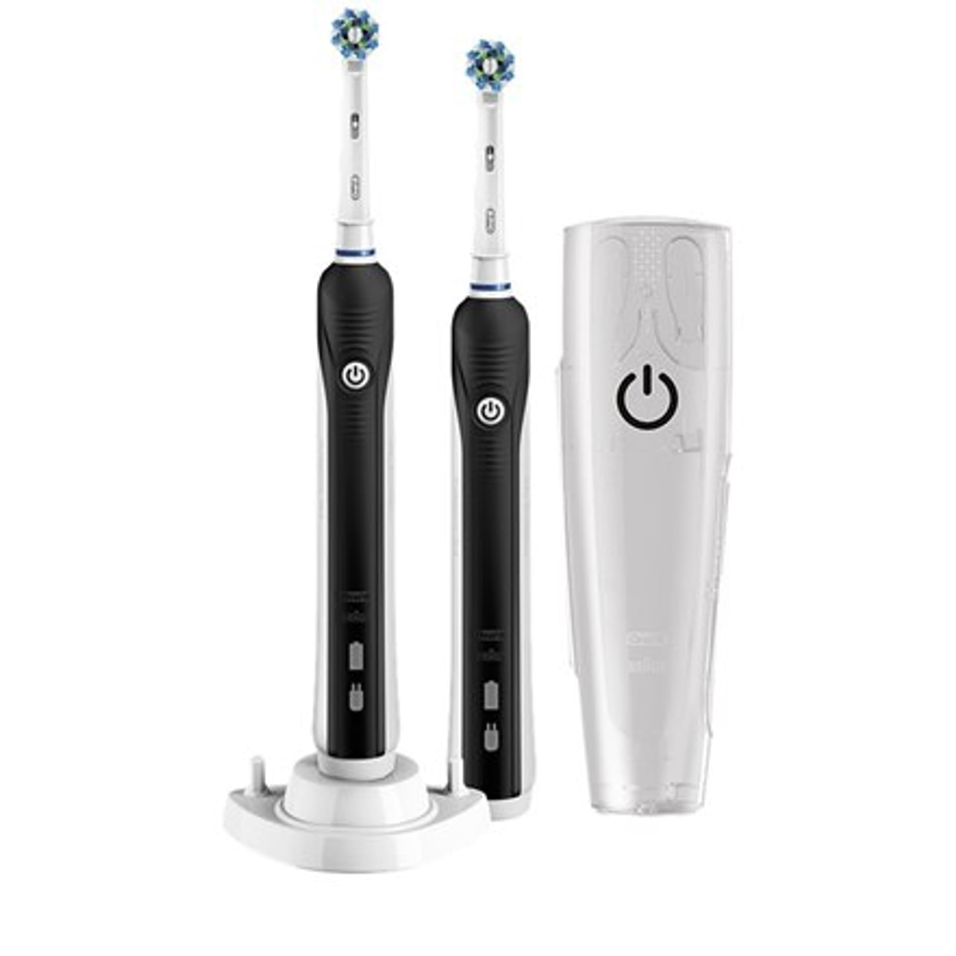 

Oral-B Szczoteczka do zębów PRO 790 Cross Action Rechargeable, Dla dorosłych, Liczba główek szczoteczki w zestawie 2, Liczba try