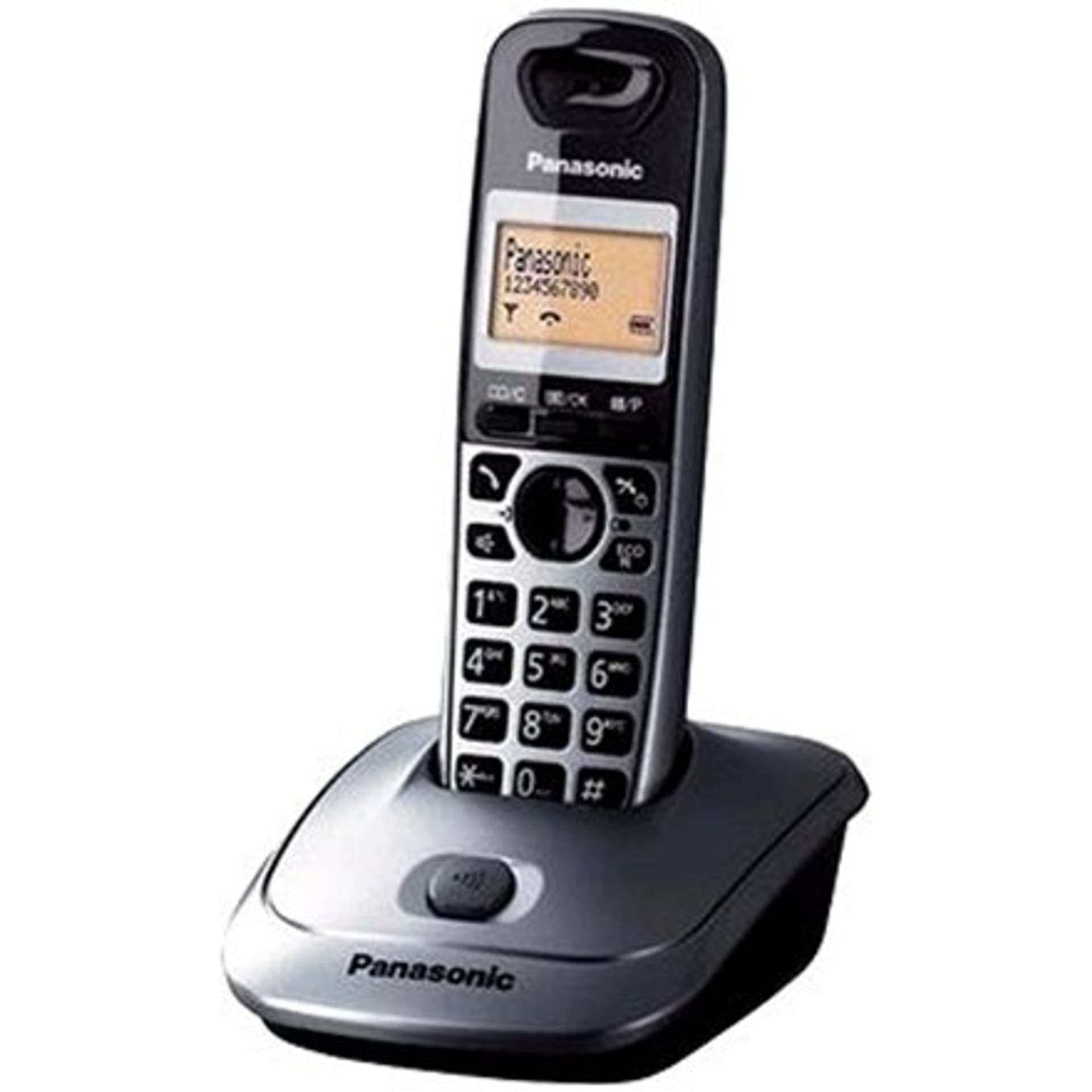 

Panasonic KX-TG2511FXM Podświetlane przyciski, Czarny, Identyfikacja rozmówcy, Połączenie bezprzewodowe, Pojemność książki telef