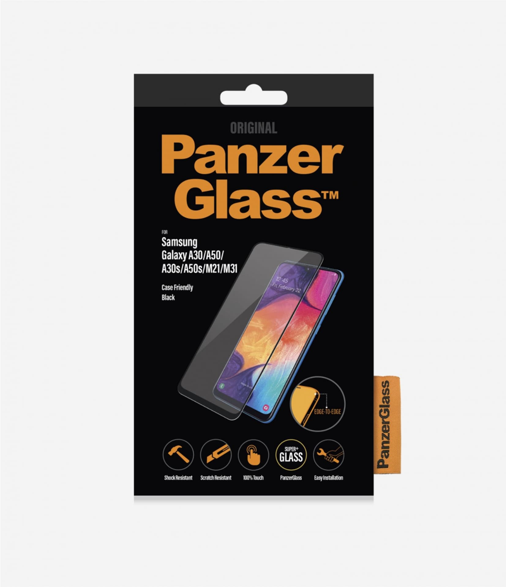 

PanzerGlass Case Friendly, Samsung, Galaxy A30/A50/A30s/A50s/M21/M31, czarny