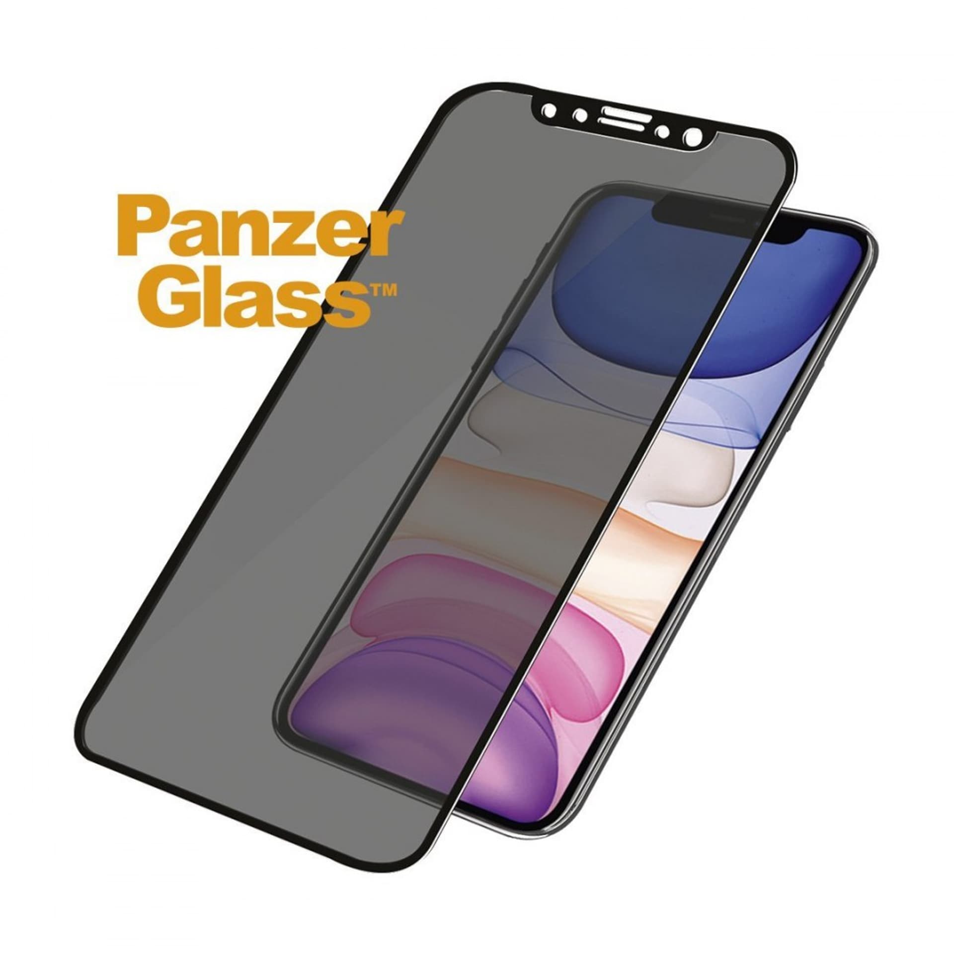 

PanzerGlass P2665 Apple, iPhone Xr/11, Tempered glass, Black, Case friendly with Privacy filter