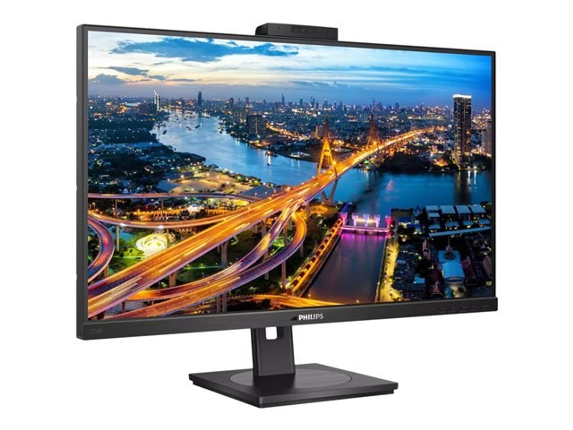 

Philips LCD monitor with USB docking 276B1JH/00 27 ", QHD, 2560 x 1440 pixels, IPS, 16:9, Black, 4 ms, 300 cd/m², 75 Hz, W-LED s