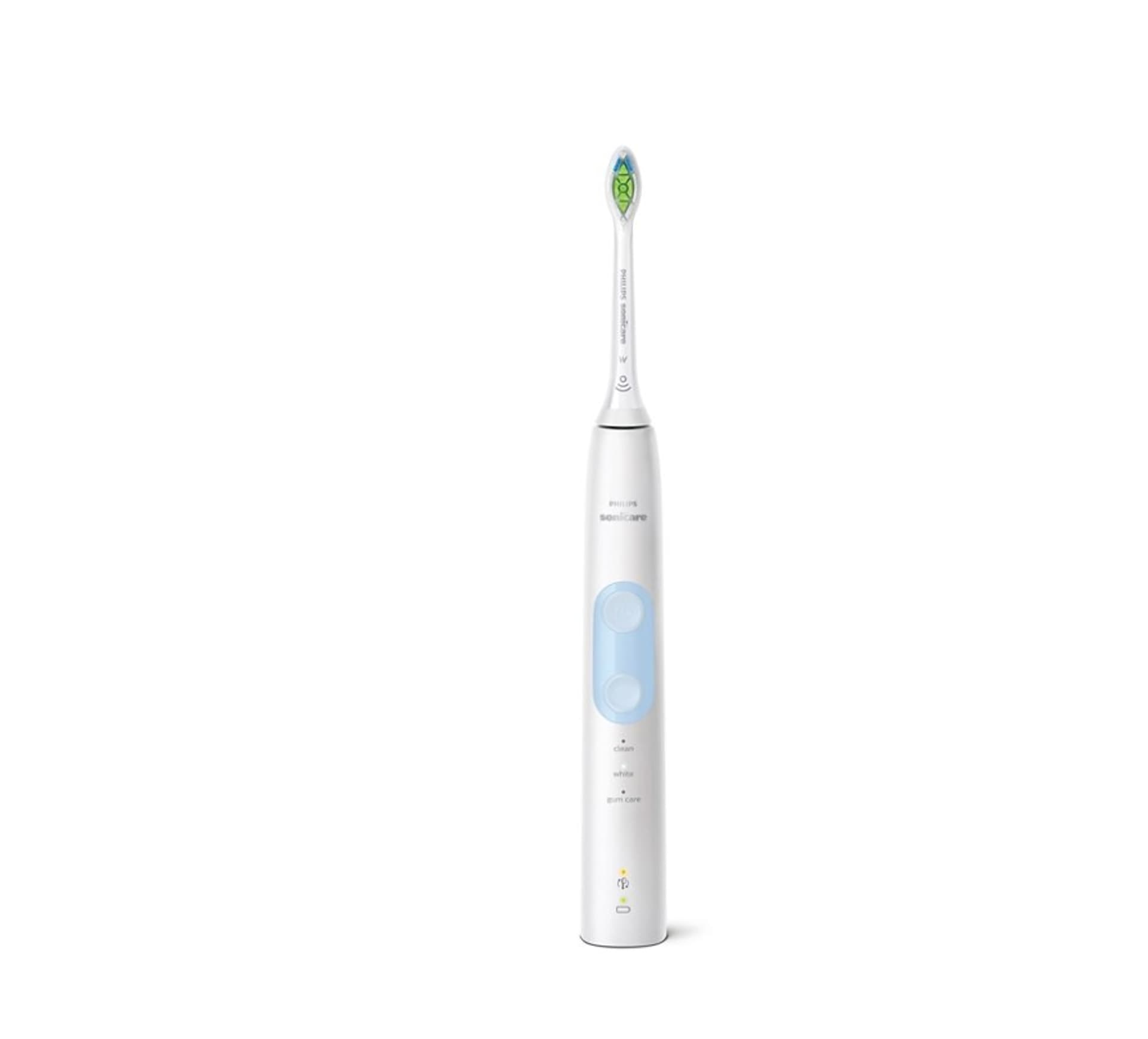 

Philips Sonicare ProtectiveClean 5100 Electric Toothbrush HX6859/29 For adults, Number of brush heads included 2, White/Light Bl