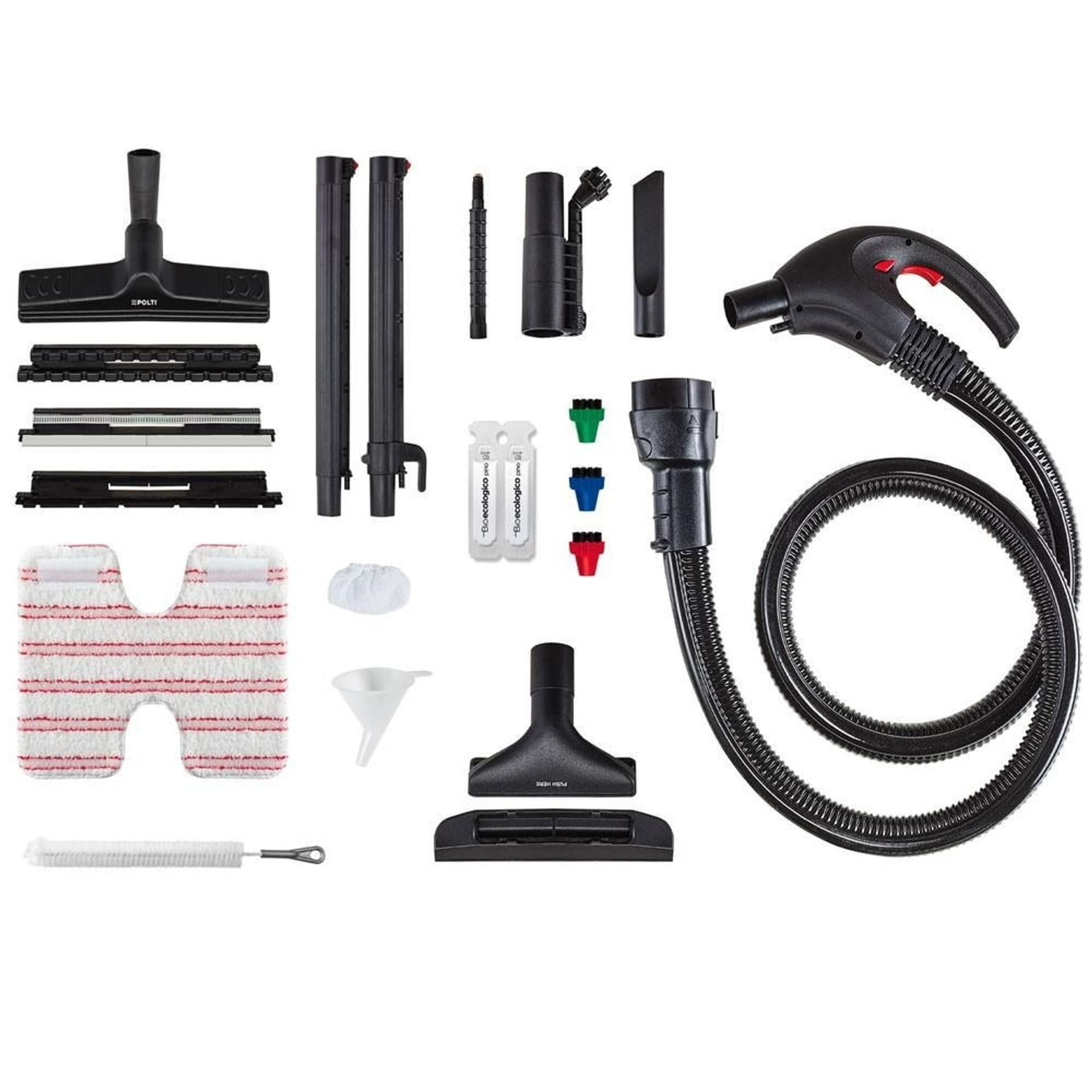 

Polti Steam cleaner PVEU0082 Vaporetto Lecoaspira FAV30 Power 1350 W, Steam pressure 4 bar, Water tank capacity 1.1 L, White