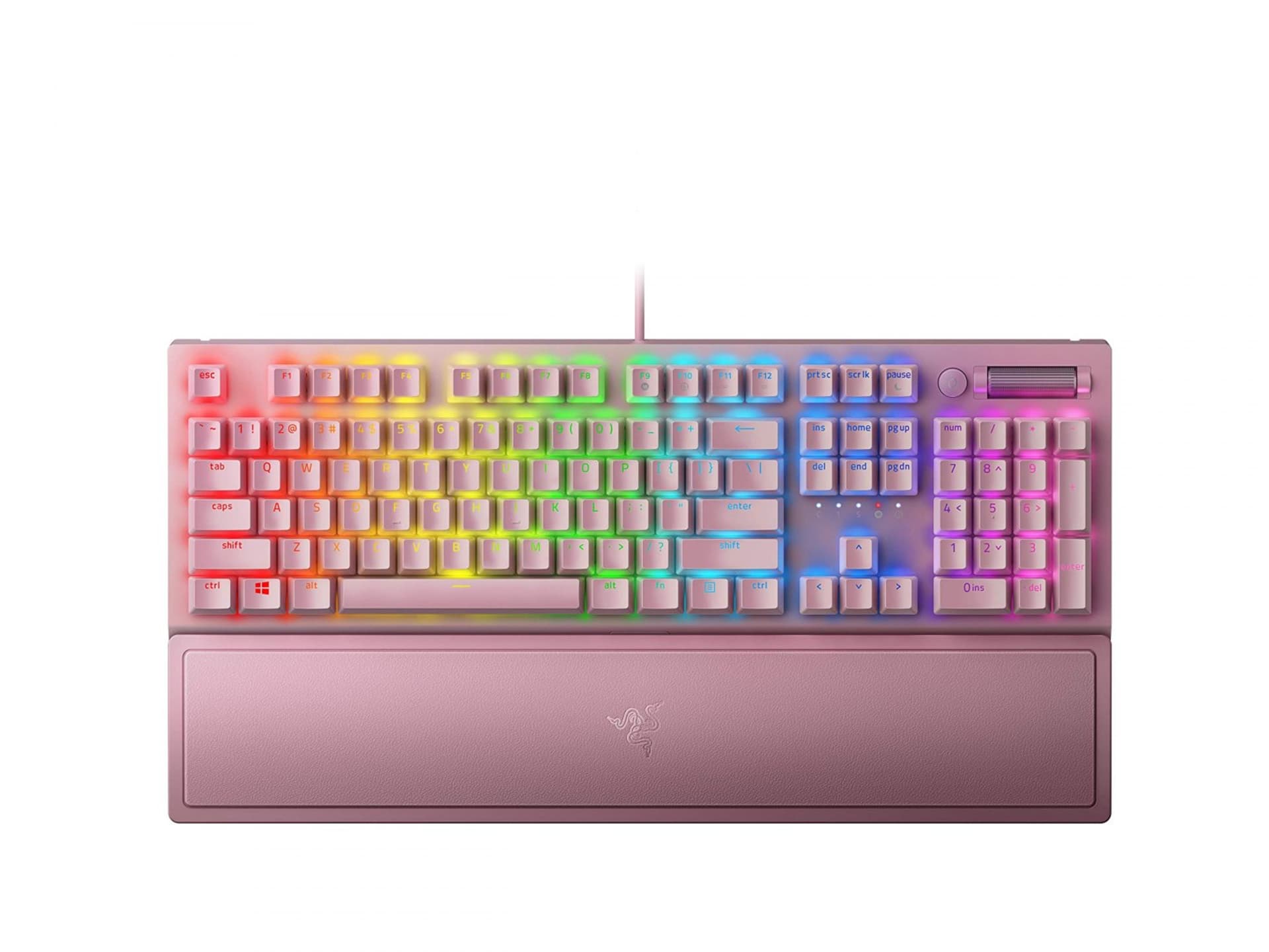 

Razer BlackWidow V3 Mechanical Gaming Keyboard, oświetlenie LED RGB, US, przewodowa, kwarcowa