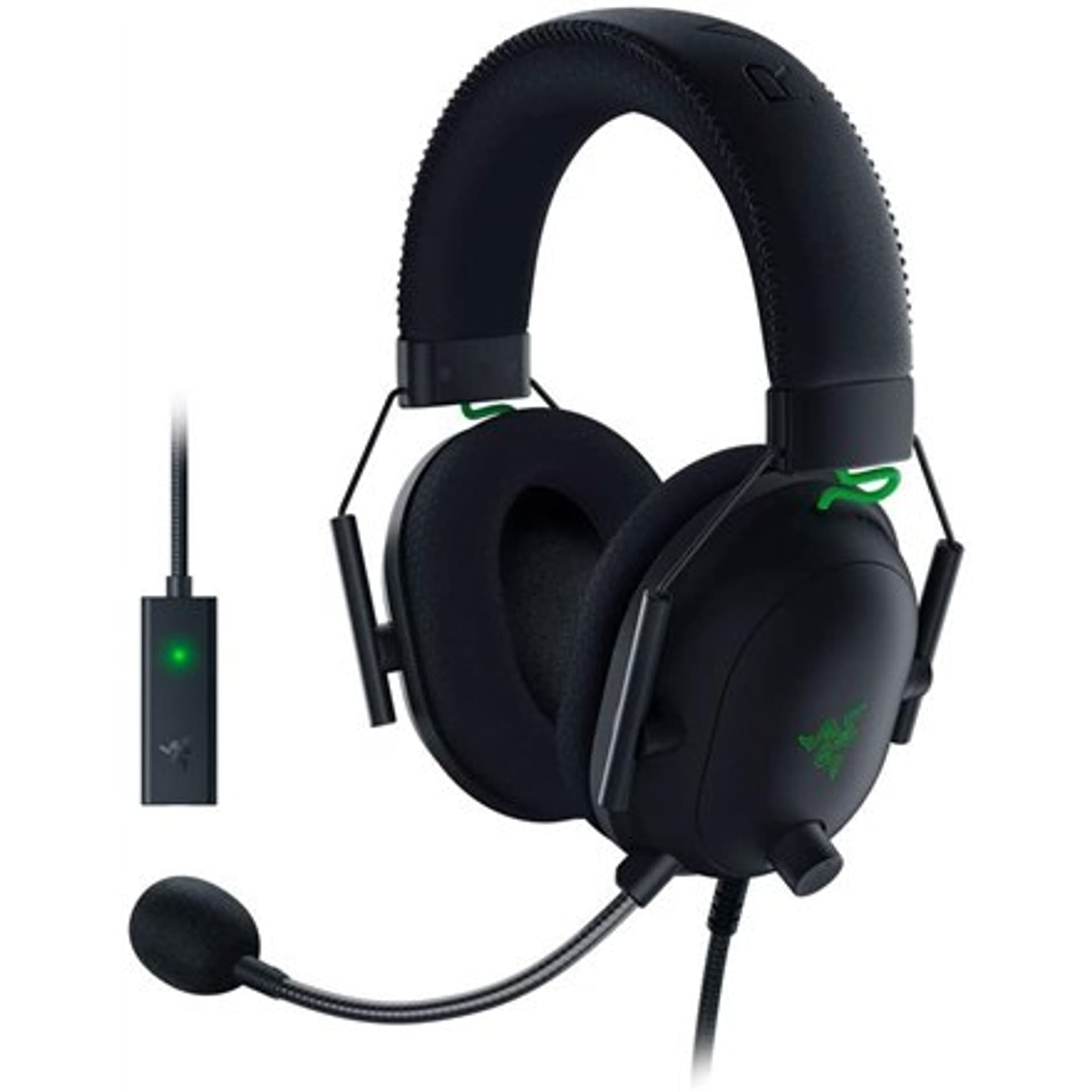 

Razer Wbudowany mikrofon, czarny, przewodowy, zestaw słuchawkowy dla graczy, Blackshark V2