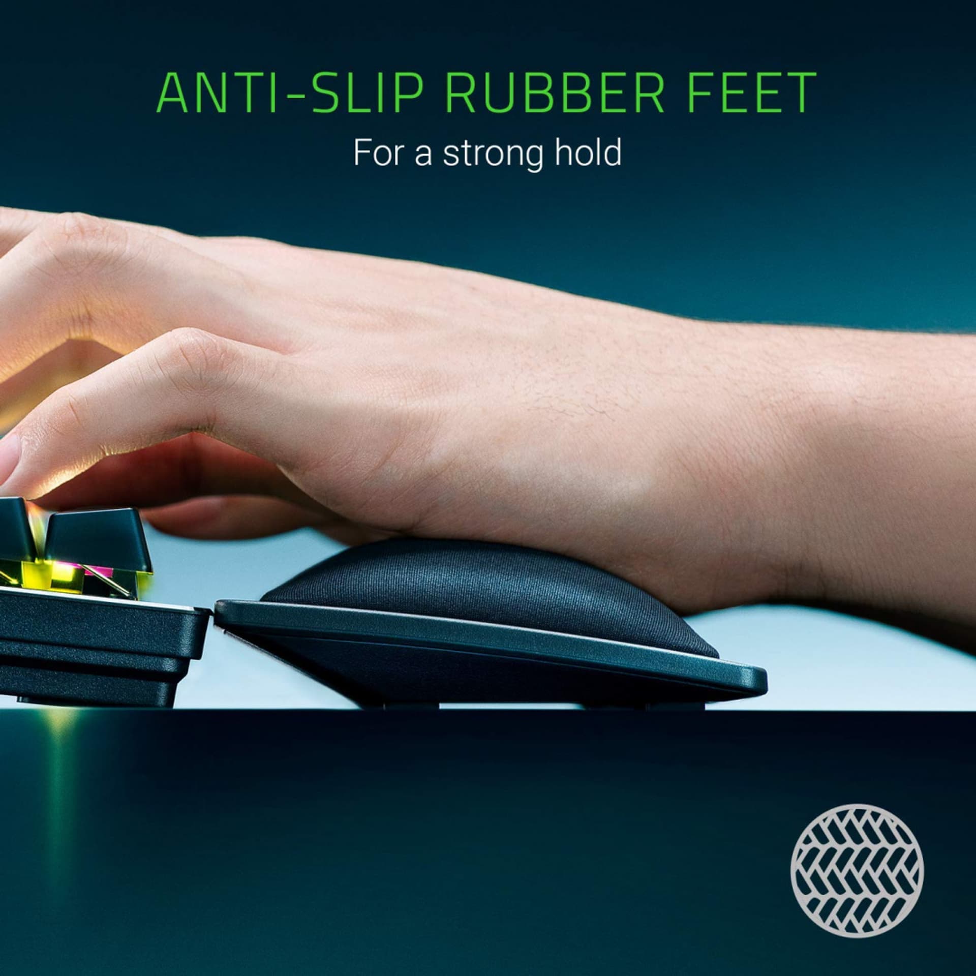 

Razer Ergonomic Wrist Rest For Full-sized Keyboards (ergonomiczna podstawka pod nadgarstki dla pełnowymiarowych klawiatur)