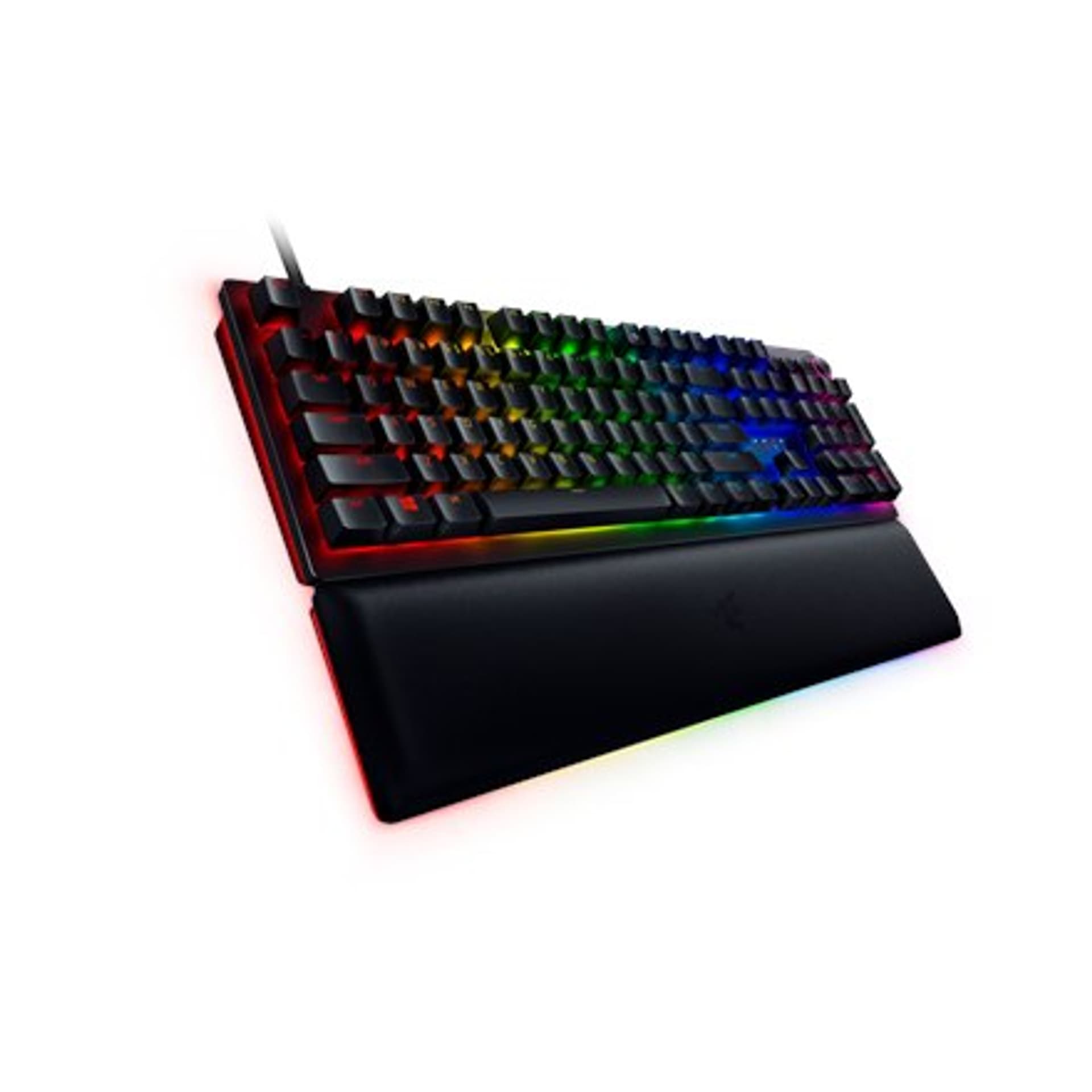 

Razer Huntsman V2, optyczna klawiatura do gier, oświetlenie LED RGB, US, czarna, przewodowa