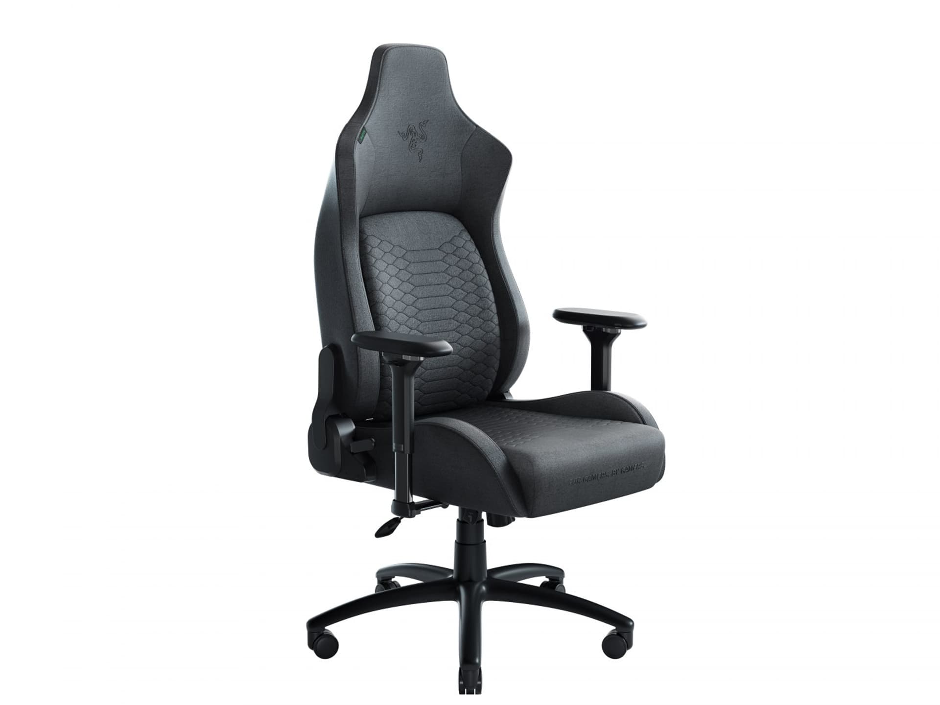 

Razer Iskur Gaming Chair with Built In Lumbar Support, Dark Gray Fabric, XL