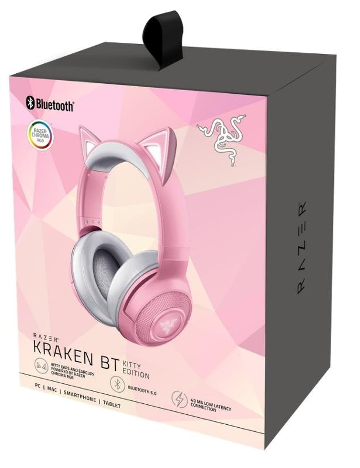 

Razer Kraken Kitty Gaming Headset, wbudowany mikrofon, różowy