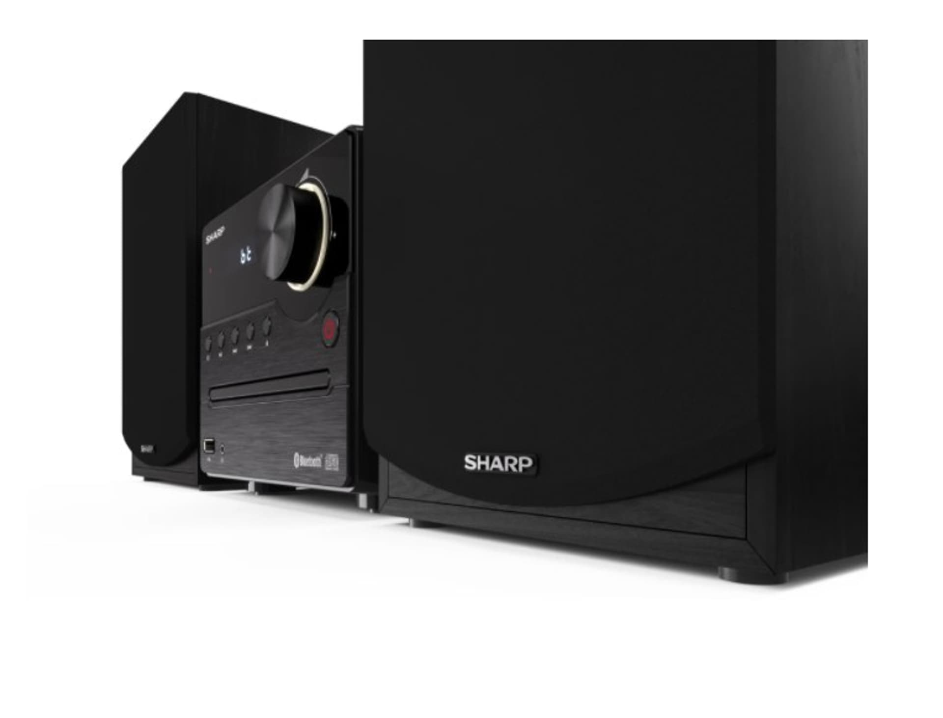 

Sharp XL-B512(BK) Hi-Fi Micro System, CD/FM/USB/Bluetooth v5.0, 45W, Black, Bk) hi-fi micro system/cd/fm/usb/bluetooth v5.0/45w/blac