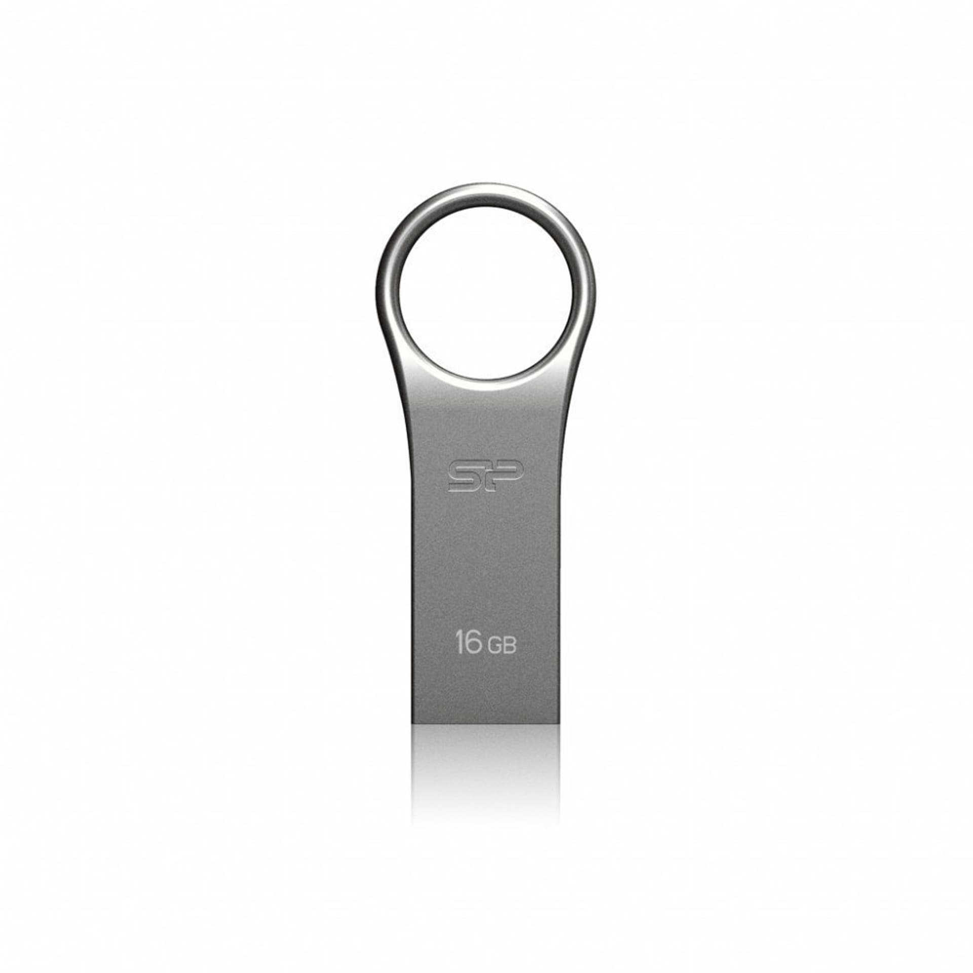 

Silicon Power Firma F80 16 GB, USB 2.0, srebrny