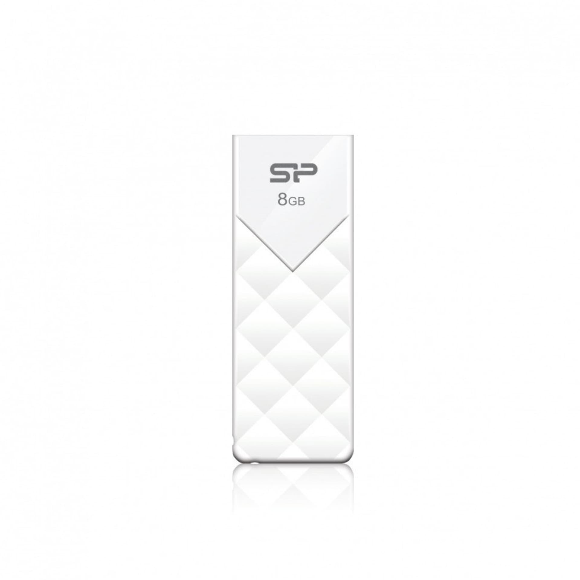 

Silicon Power Ultima U03 8 GB, USB 2.0, biały