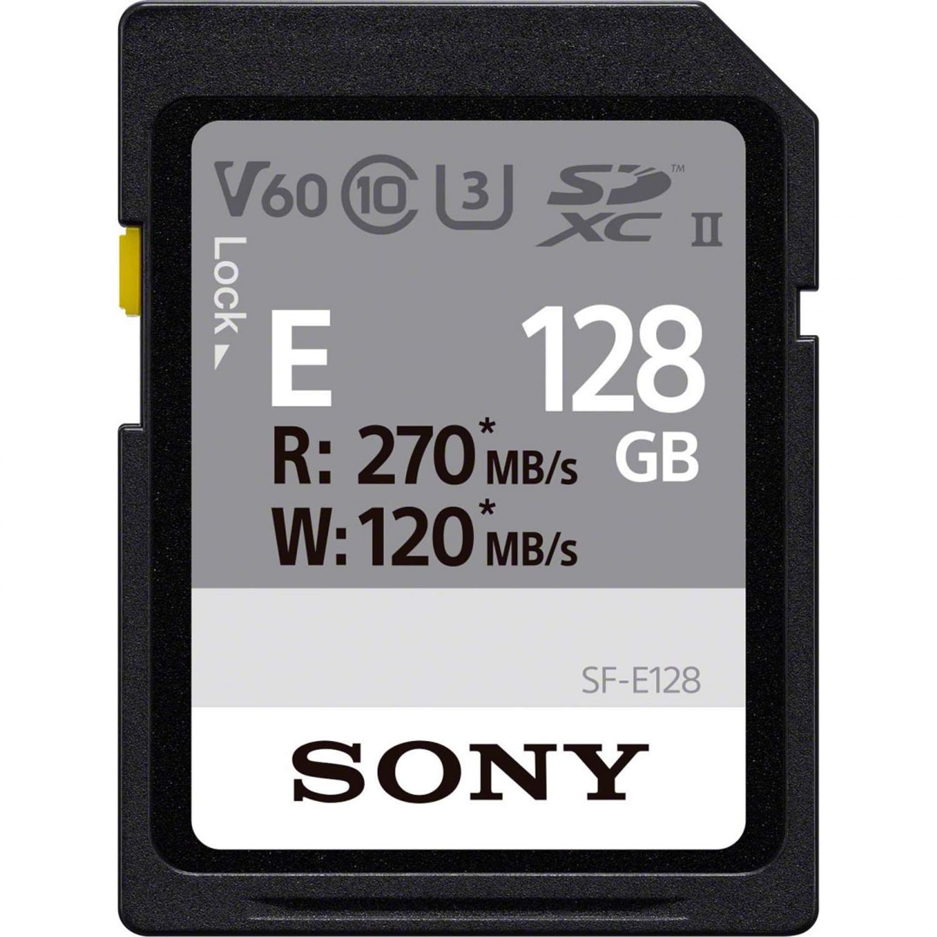 

Karta pamięci Sony 128GB SF-E Series SDXC UHS-II, V60
