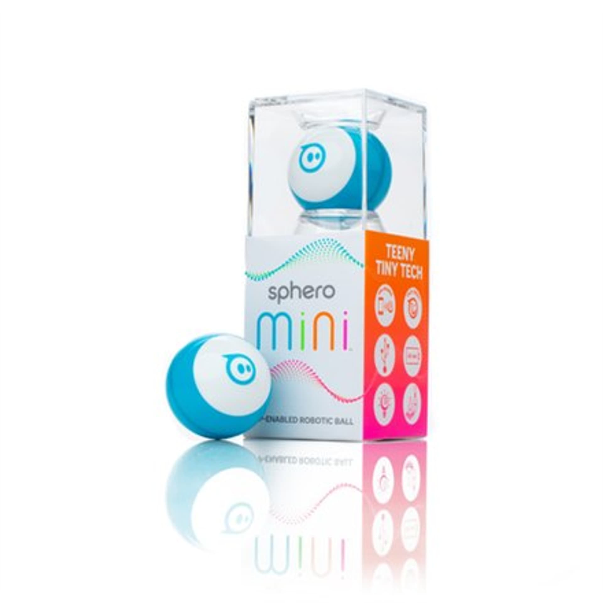 

Sphero Mini App-enabled Robotic Ball - Robot Blue/ white, Plastic, No