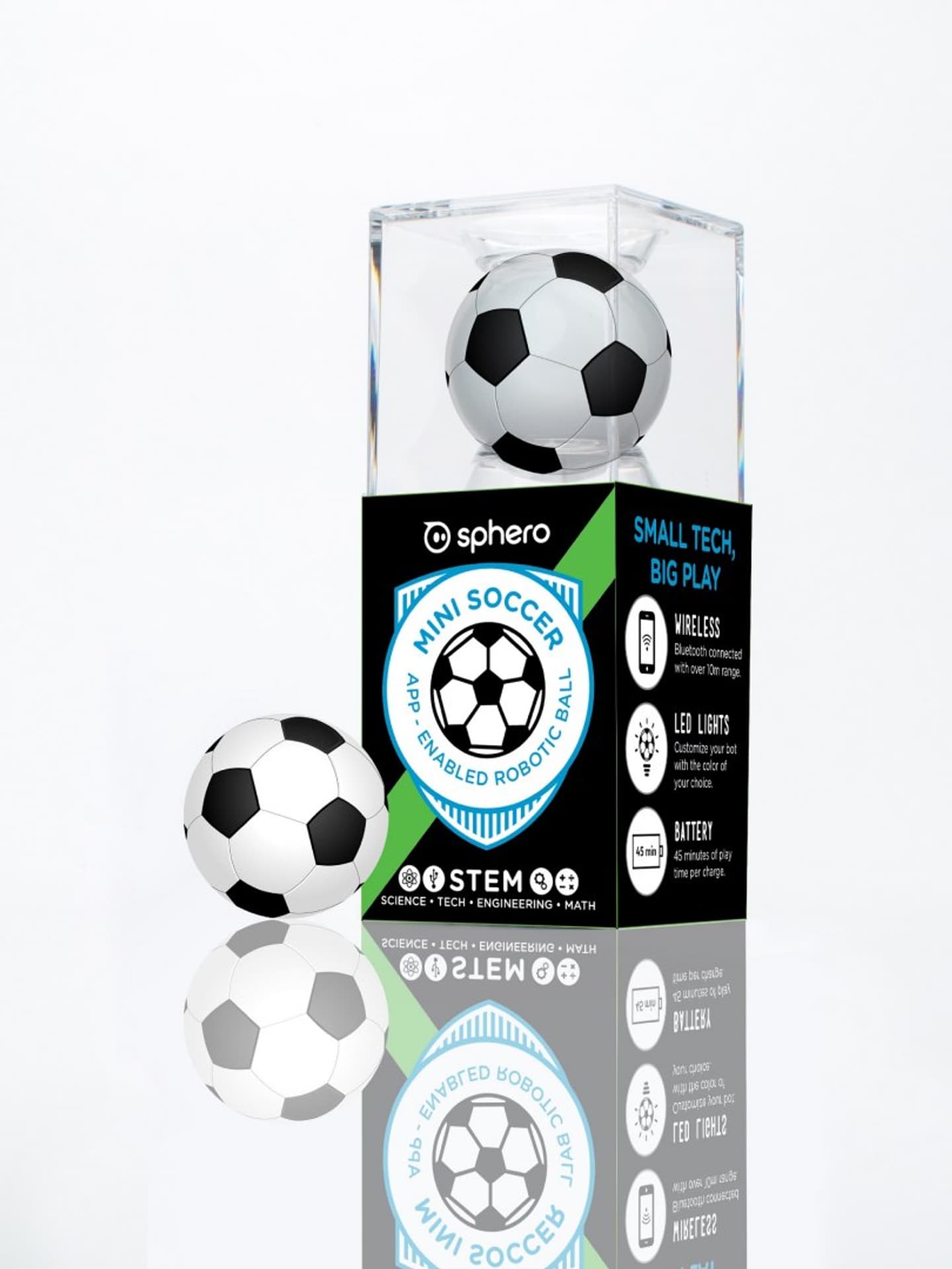 

Sphero Mini Soccer | Football App-Enabled Robot M001SRW biały/ czarny