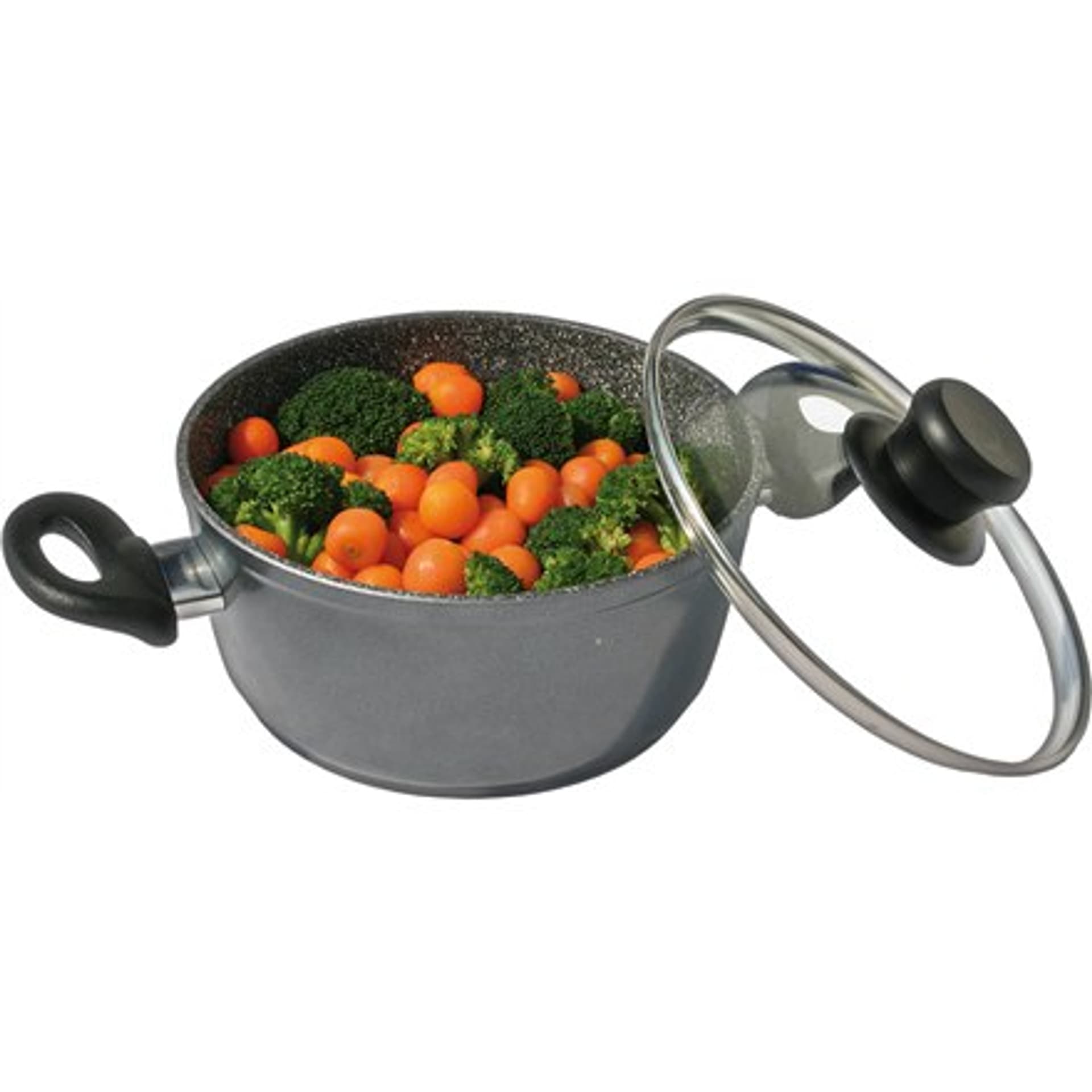 

Stoneline Cooking pot 7451 1.5 L, die-cast aluminium, Grey, Lid included