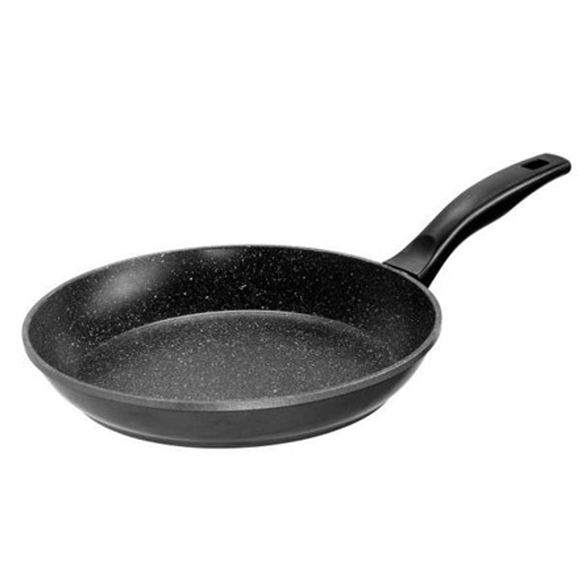 

Stoneline Pan 7361 Frying, Średnica 28 cm, Nadaje się do płyty indukcyjnej, Stały uchwyt, Antracyt